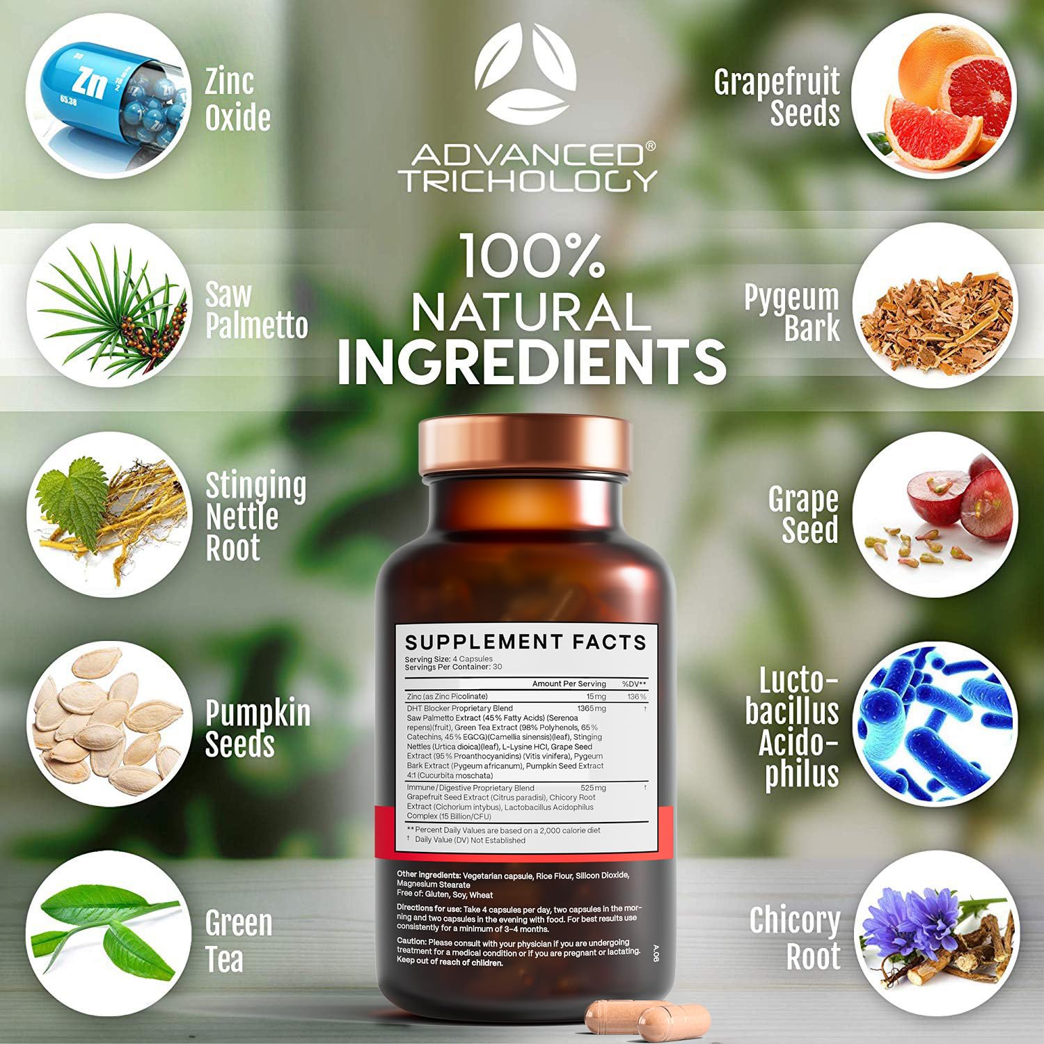 DHT Blocker - Hair Growth Supplement for Genetic Thinning for Men and Women | Approved* by American Hair Loss Association | Guaranteed, Backed by 20 Years Advanced Trichology buy supplements canada