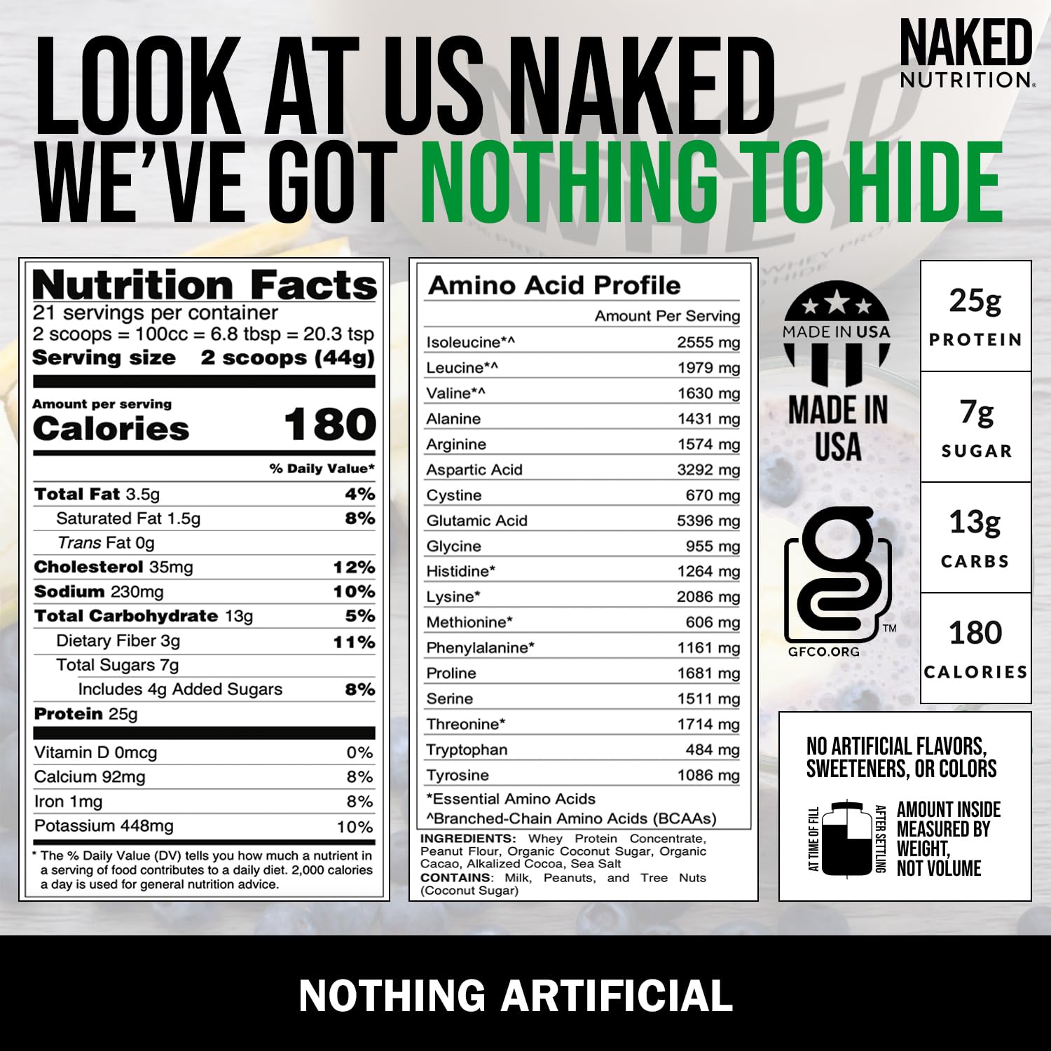 NAKED Whey Protein Powder (Chocolate PB, 2 LB) NAKED buy supplements canada