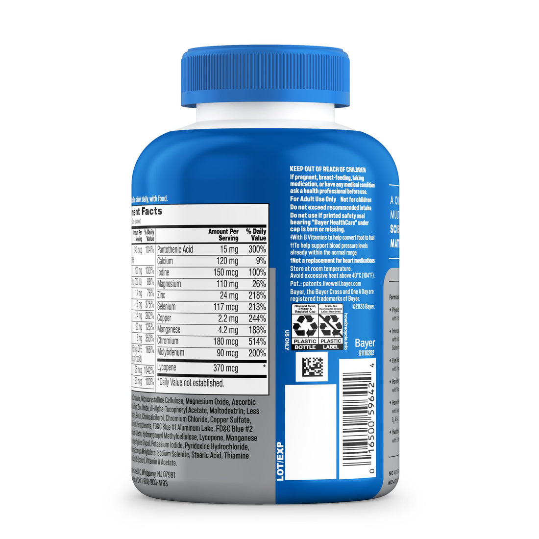 One A Day Men’s 50+ Healthy Advantage Multivitamin, Multivitamin for Men with Vitamins A, C, E, B6, B12, Calcium and Vitamin D, Tablet, 200 Count (Pack of 1) ONE A DAY buy supplements canada
