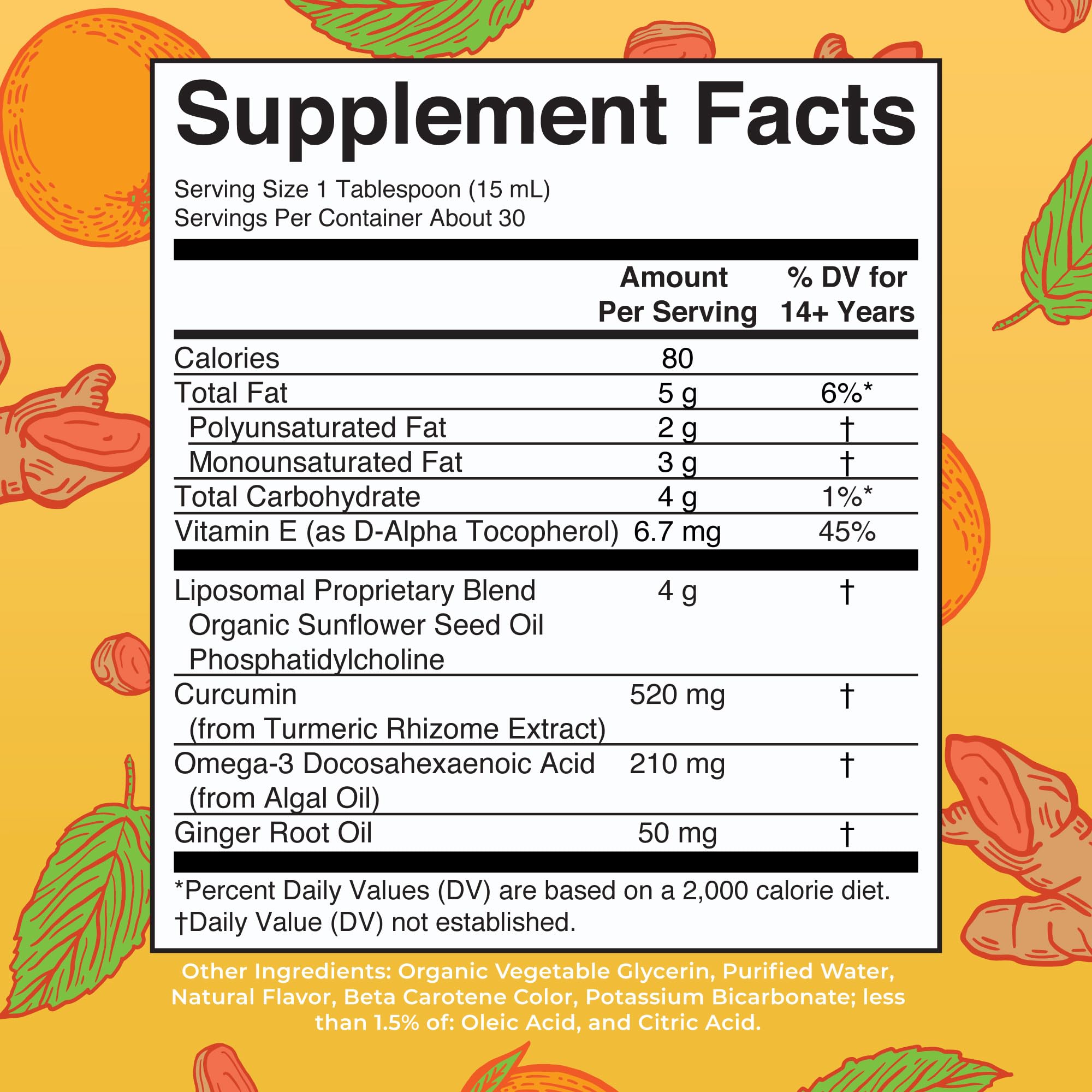 MaryRuth Organics | Liposomal Turmeric & DHA | Curcumin | Ginger Root Oil | Algal DHA & Vitamin E | Cognitive Function | Mood Support | Joint Health | Liquid Supplement | 15.22 oz MARYRUTH'S buy supplements canada