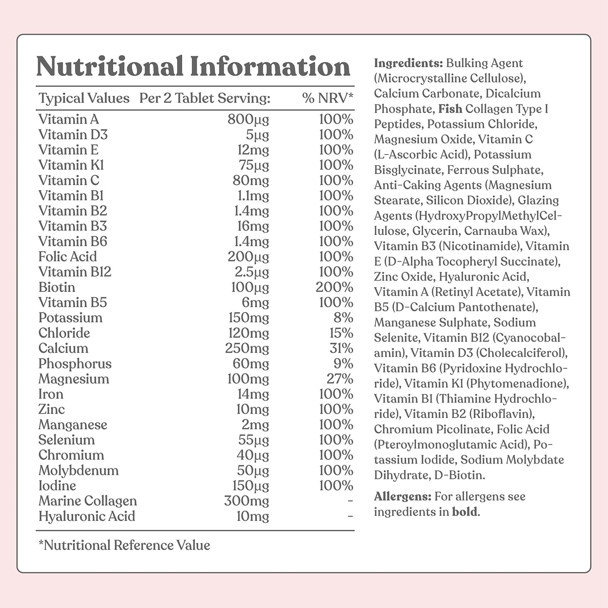 Women's Multivitamins and Minerals with Collagen & Hyaluronic Acid - 27 Essential Free Soul buy supplements canada