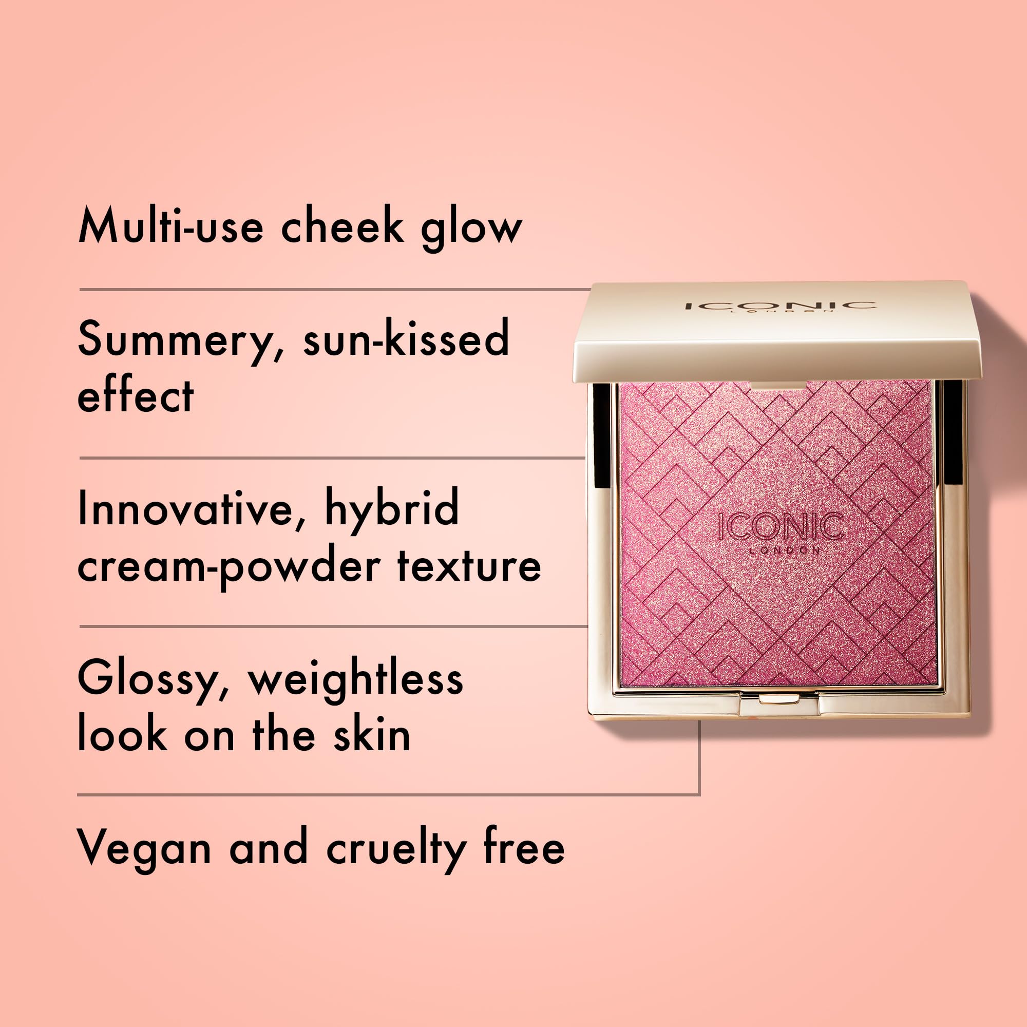 ICONIC LONDON Kissed by the Sun | Multi-Use Blush, Bronzer, & Highlighter, For All Skin Types, Cruelty-Free, Vegan Makeup, (Play Time) 0.17 oz ICONIC LONDON buy supplements canada