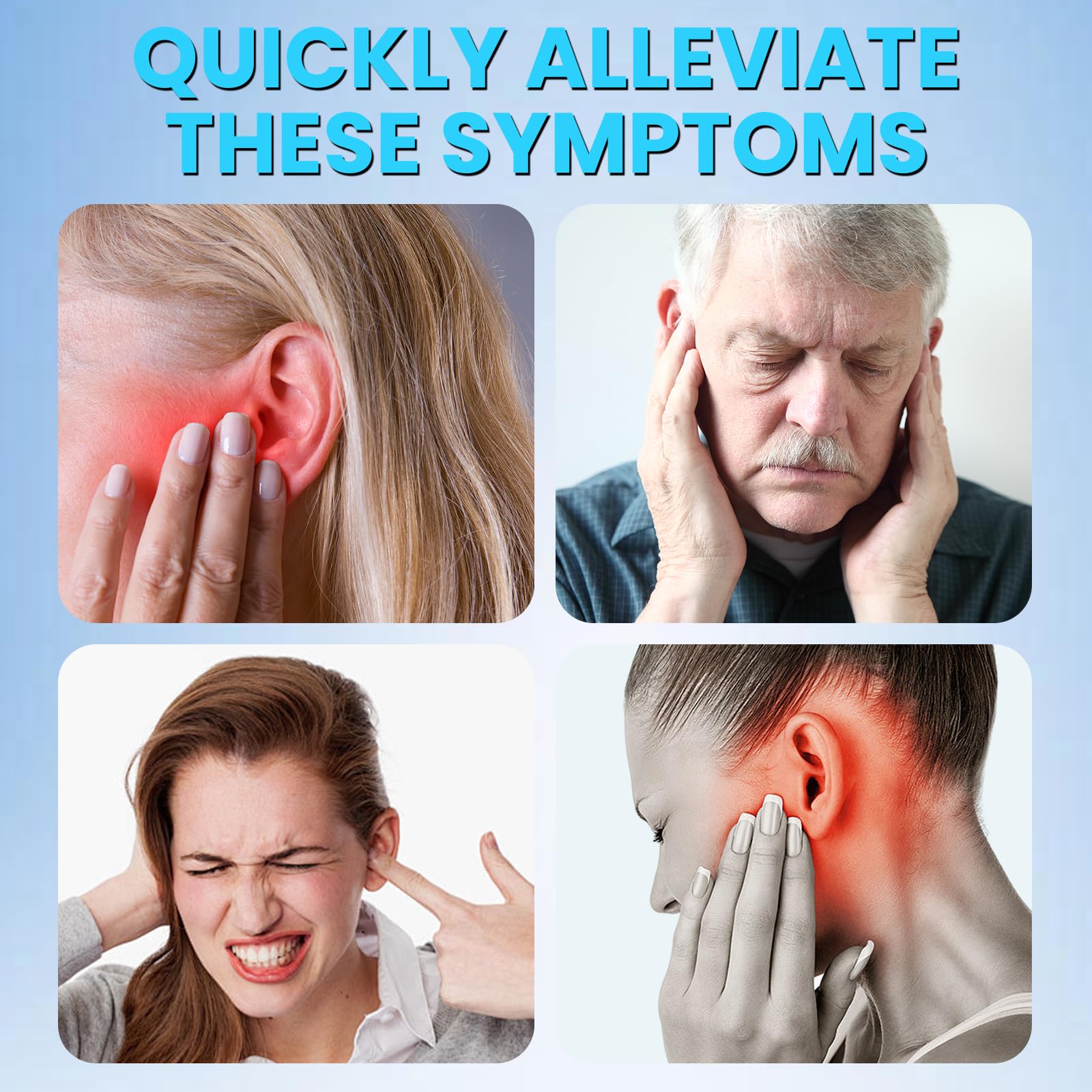 Migraine & Ear Pressure Relief Device | Tension Headache, Ear Ache & Airplane Pressure Relief | Drug-Free Migraine Relief Products Gift for Sufferers（Gray） Unalakleet buy supplements canada