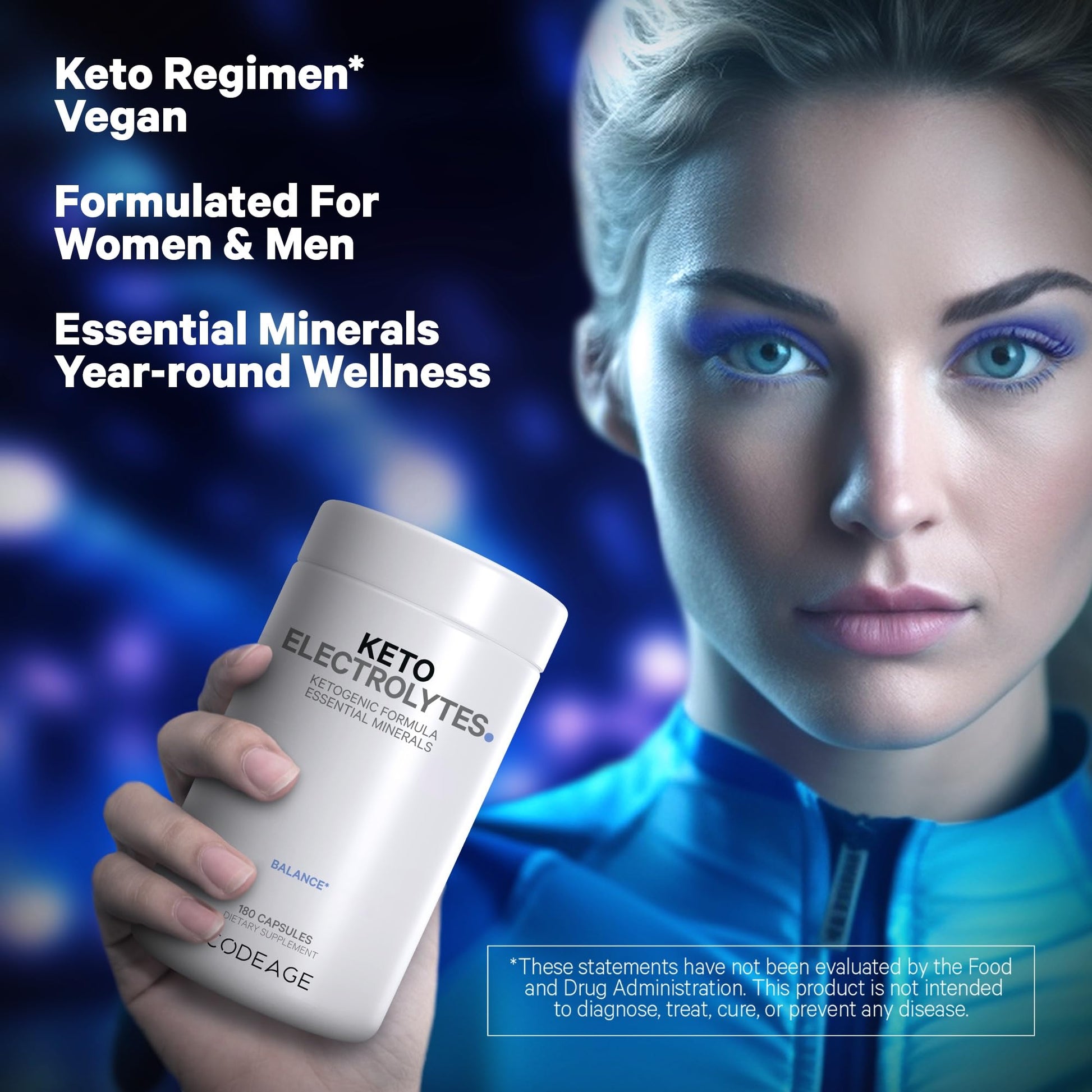 Keto Electrolytes Supplement – Vegan Electrolyte Tablets w Magnesium, Potassium Codeage buy supplements canada