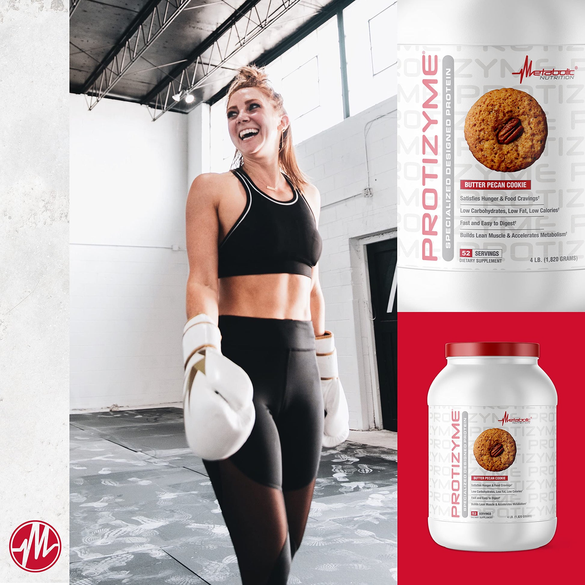 Metabolic Nutrition, Protizyme, 100% Whey Protein Powder, High Protein, Low Carb Metabolic Nutrition buy supplements canada