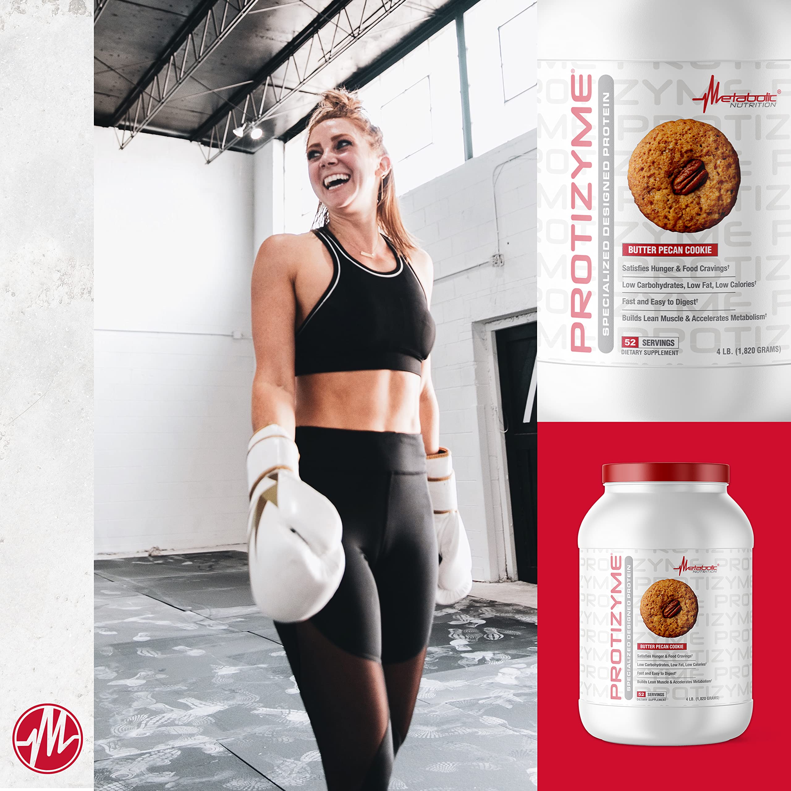 Metabolic Nutrition, Protizyme, 100% Whey Protein Powder, High Protein, Low Carb Metabolic Nutrition buy supplements canada
