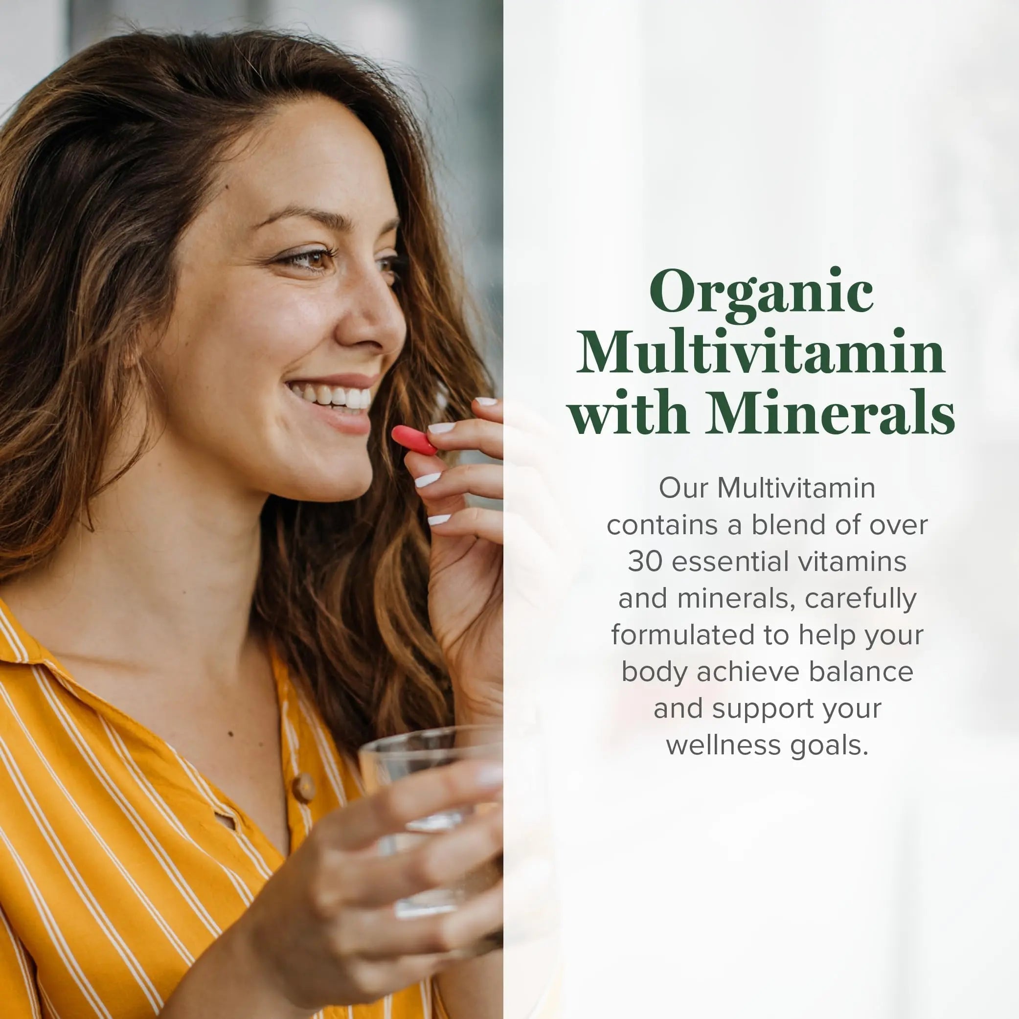Global Healing Center - USDA Organic Multivitamin for Women & Men - Vitamins Include A, C, D, & More for Your Overall Health & Wellness Needs Global Healing Center buy supplements canada