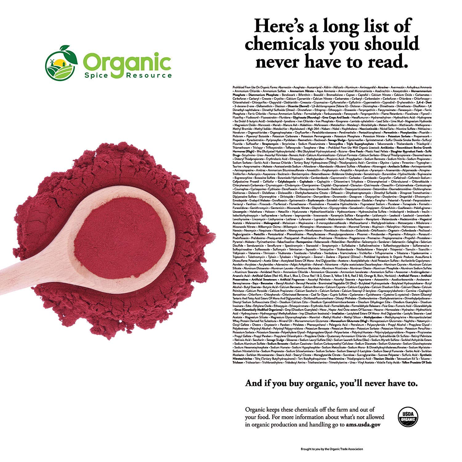 Organic Beet Root Powder | 8 oz or 226g | USDA Organic Approved, Raw and Non GMO Organic Spice Resource buy supplements canada