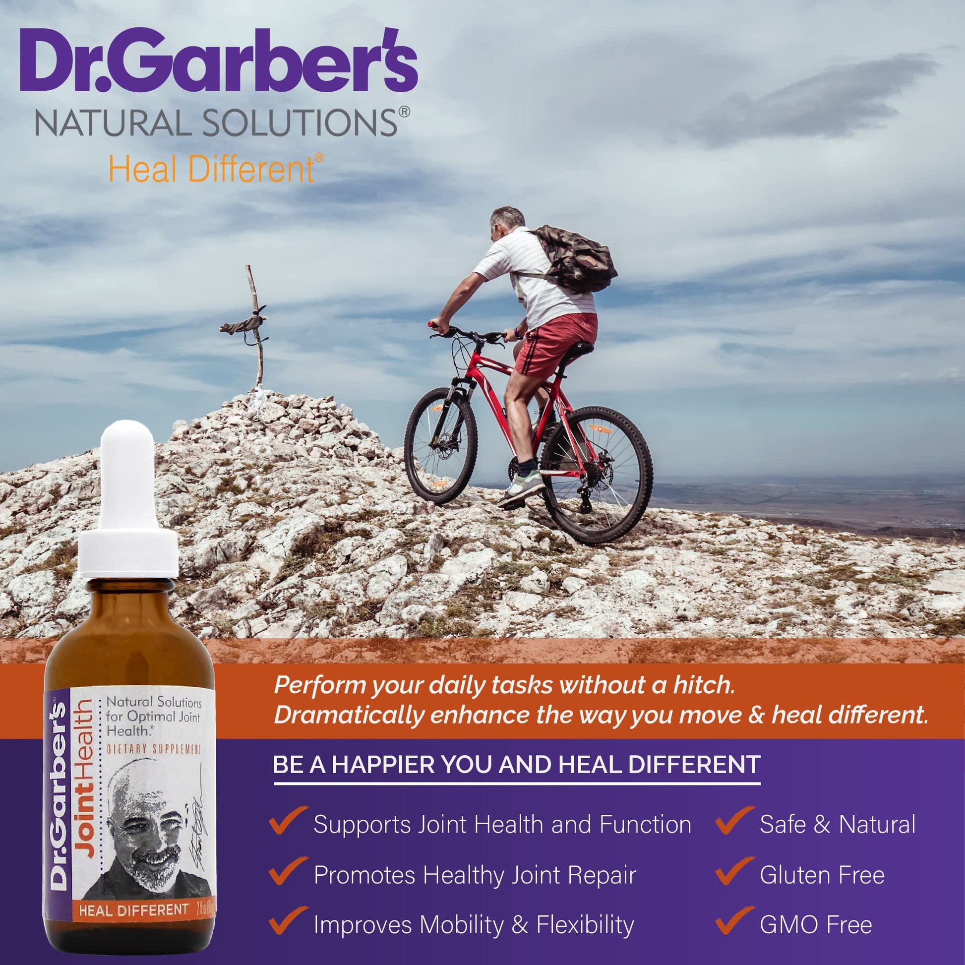 Dr. Garber's Natural Solutions Joint Health Oral Drops - Gemmotherapy Liquid Supplement for Healthy Joint Support & Function, Joint Repair, and Improved Mobility & Flexibility - 60ml DR.GARBER'S buy supplements canada