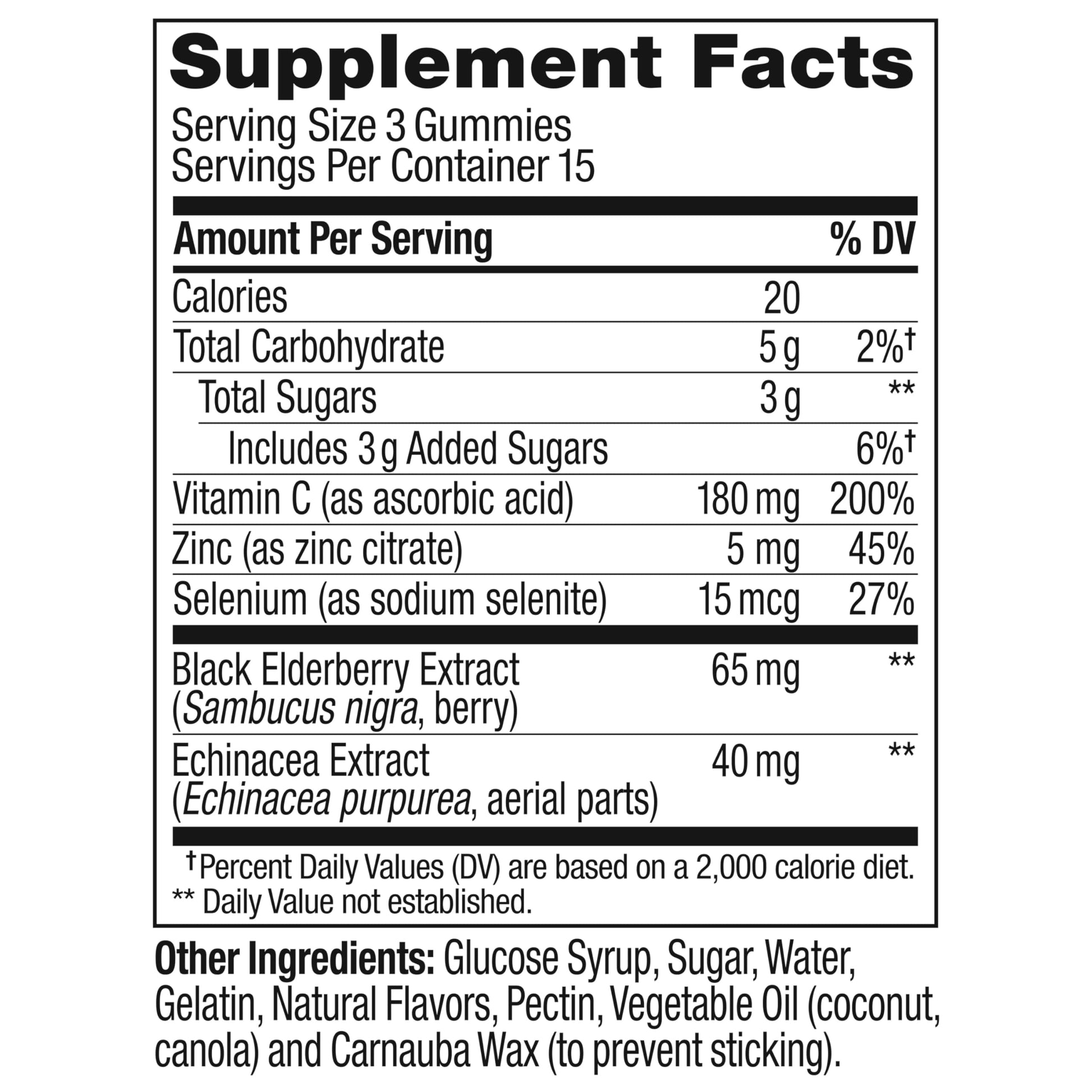 OLLY Immunity Gummy, Immune Support, Elderberry, Zinc, Vitamin C, Supplement, Berry Flavor, 15 Day Supply - 45 Count OLLY buy supplements canada