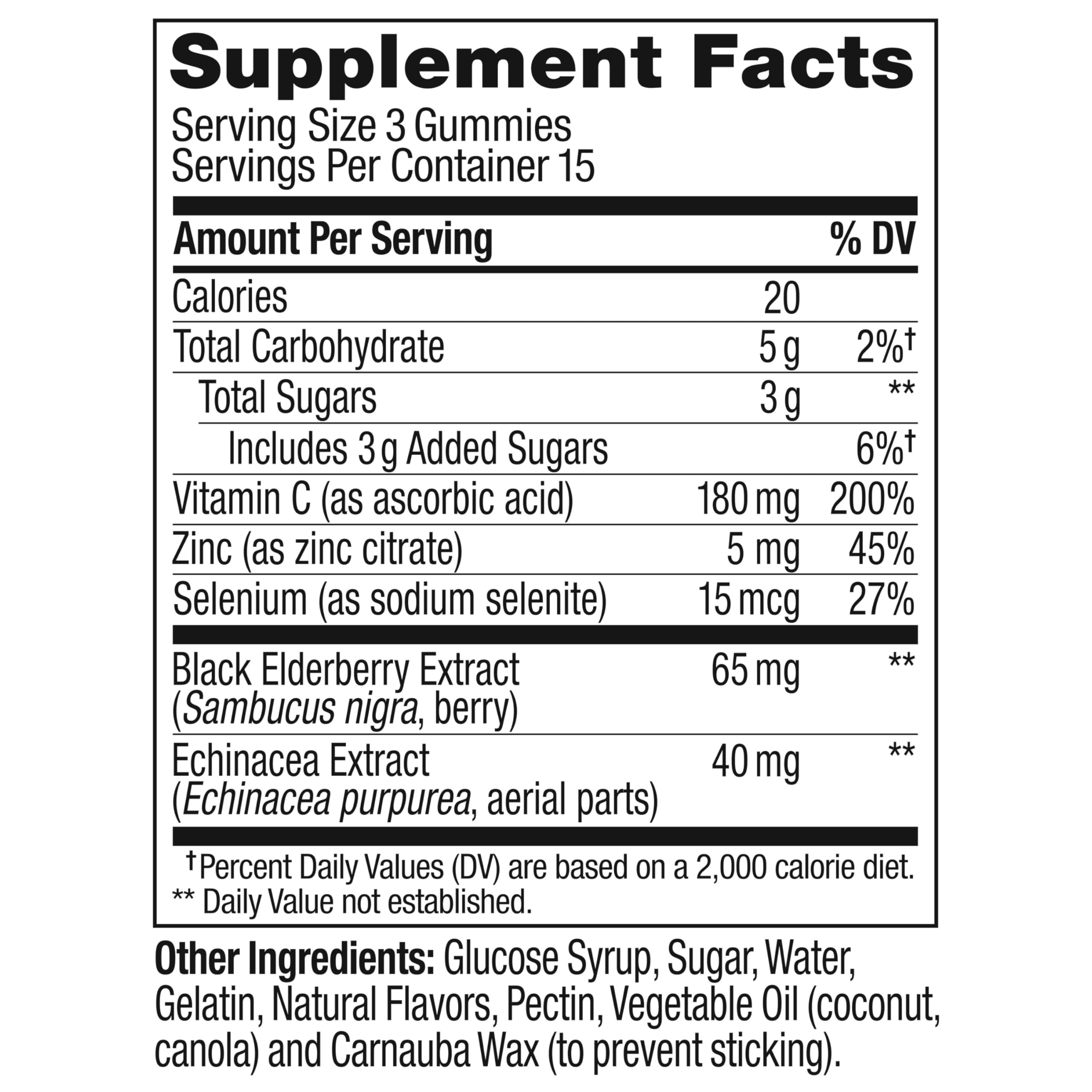 OLLY Immunity Gummy, Immune Support, Elderberry, Zinc, Vitamin C, Supplement, Berry Flavor, 15 Day Supply - 45 Count OLLY buy supplements canada