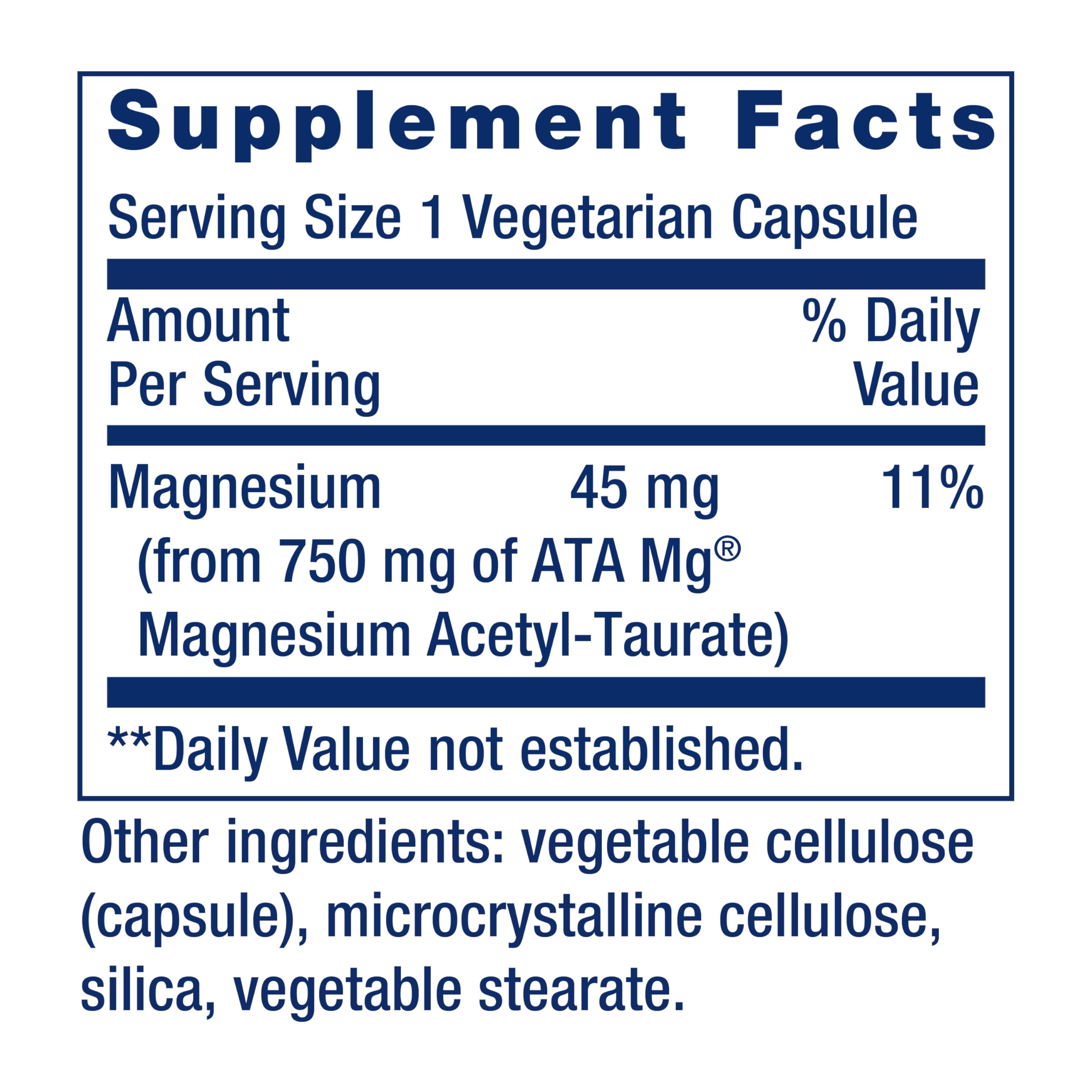 Life Extension Calm-Mag, Magnesium Acetyl taurinate, Daily Stress Management Formula, Supports Calmness and Relaxation, Gluten-Free, Non-GMO, Vegetarian, 30 Capsules Life Extension buy supplements canada