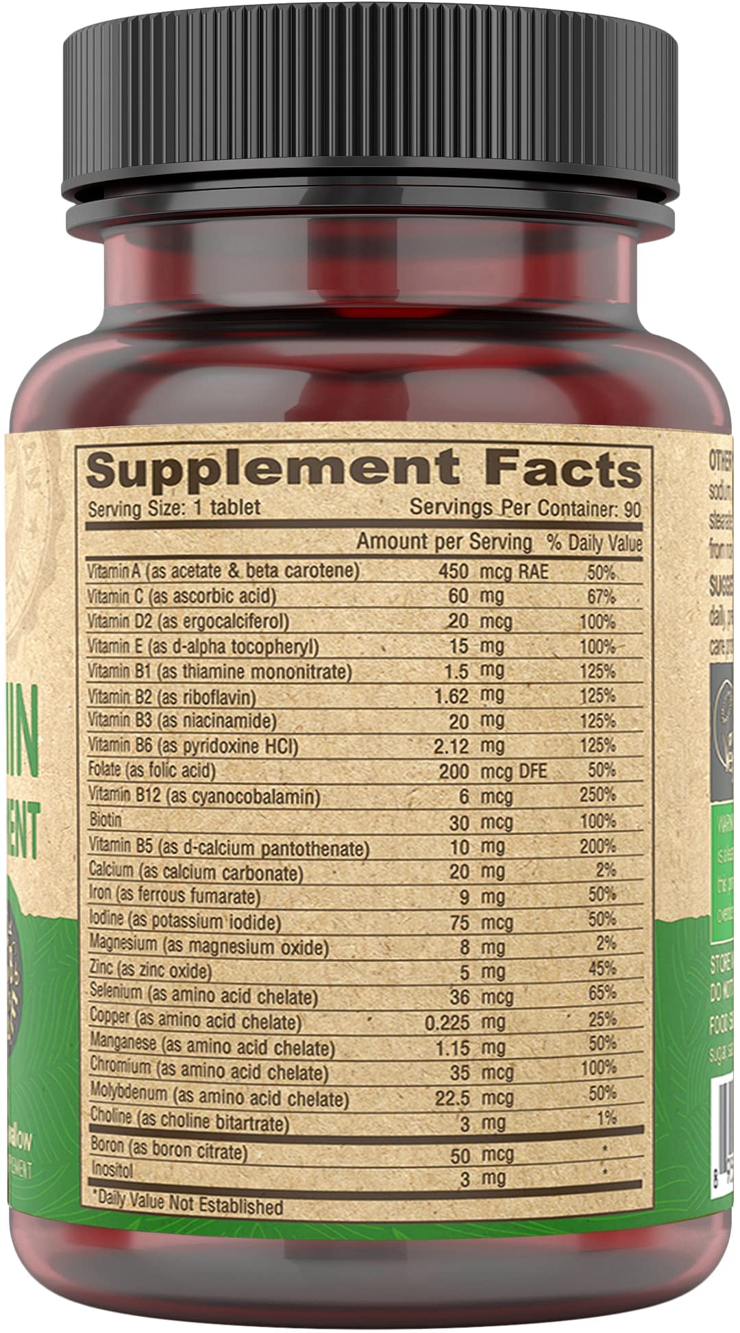 DEVA Vegan Multivitamin for Women & Men with Iron, Vitamin C, E, B Complex Vitamins, Zinc, 90 Tiny Tablets DEVA buy supplements canada