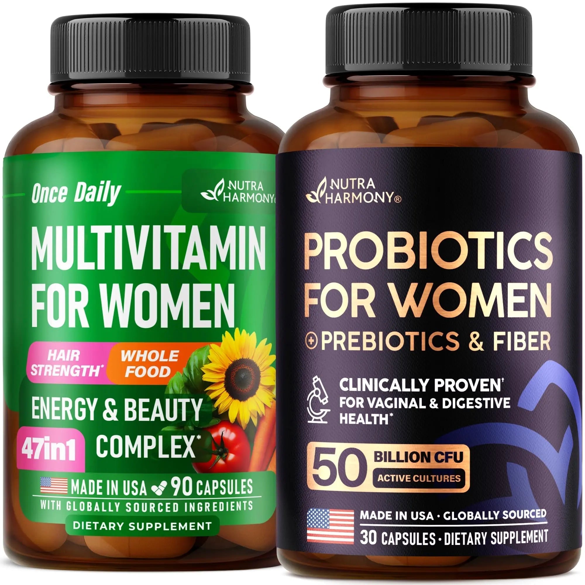 NUTRAHARMONY Multivitamins & Probiotics for Women NUTRAHARMONY buy supplements canada