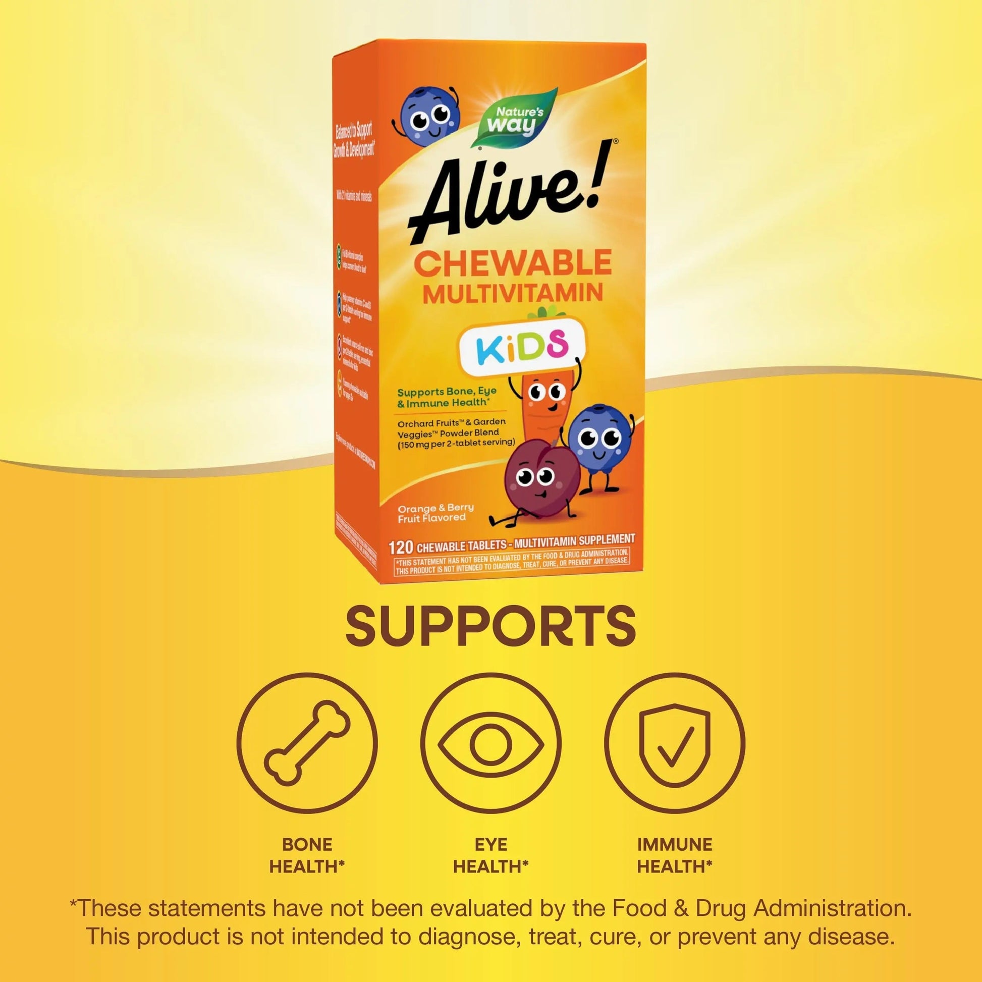 Alive! Children's Multi-Vitamin Chewable - 120 Chewable Tablets by Nature's Way Nature's Way buy supplements canada