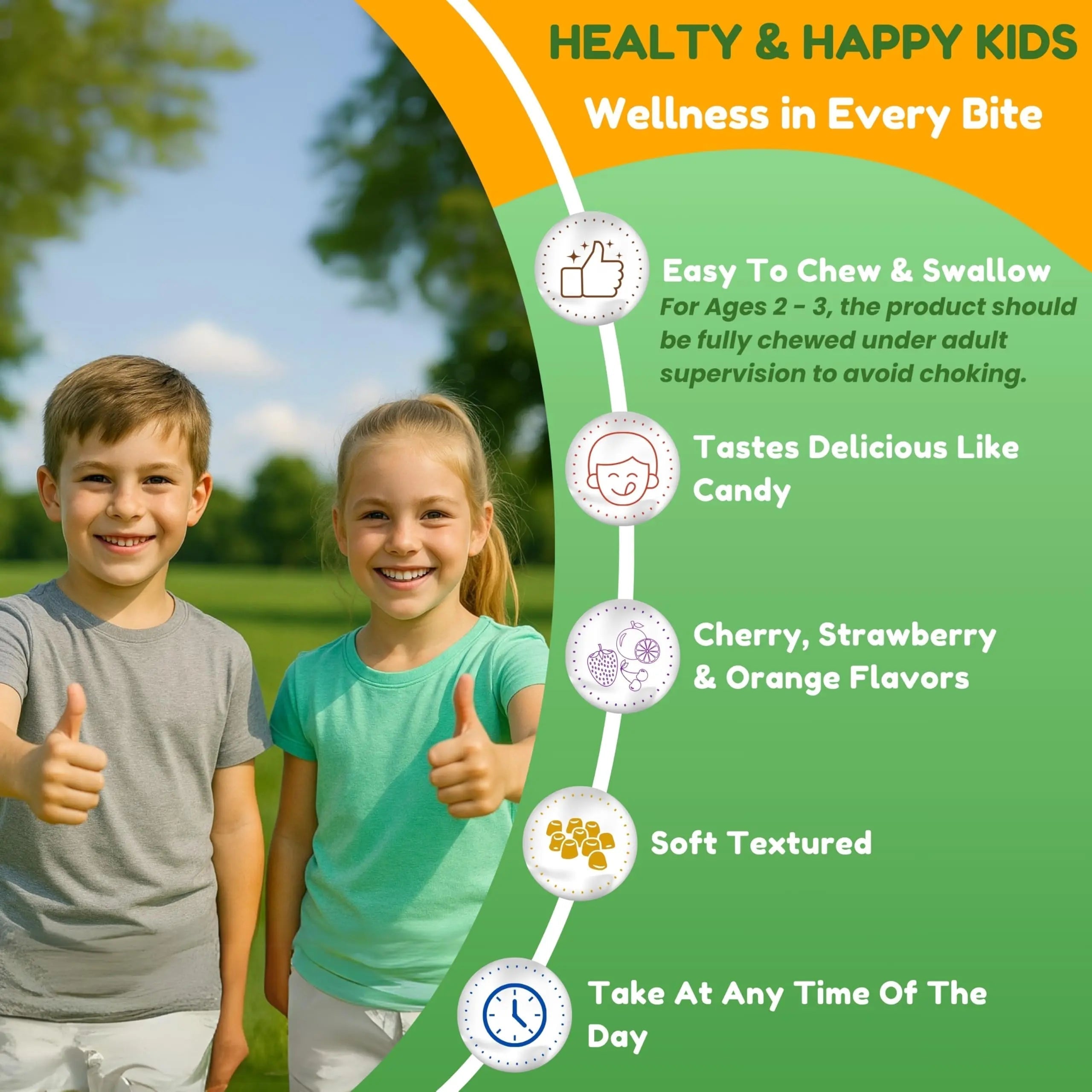 SHIFAA NUTRITION Halal Kids Multivitamin Gummies, 45-90 Days Supply, with All Essential Kids Vitamins SHIFAA NUTRITION buy supplements canada