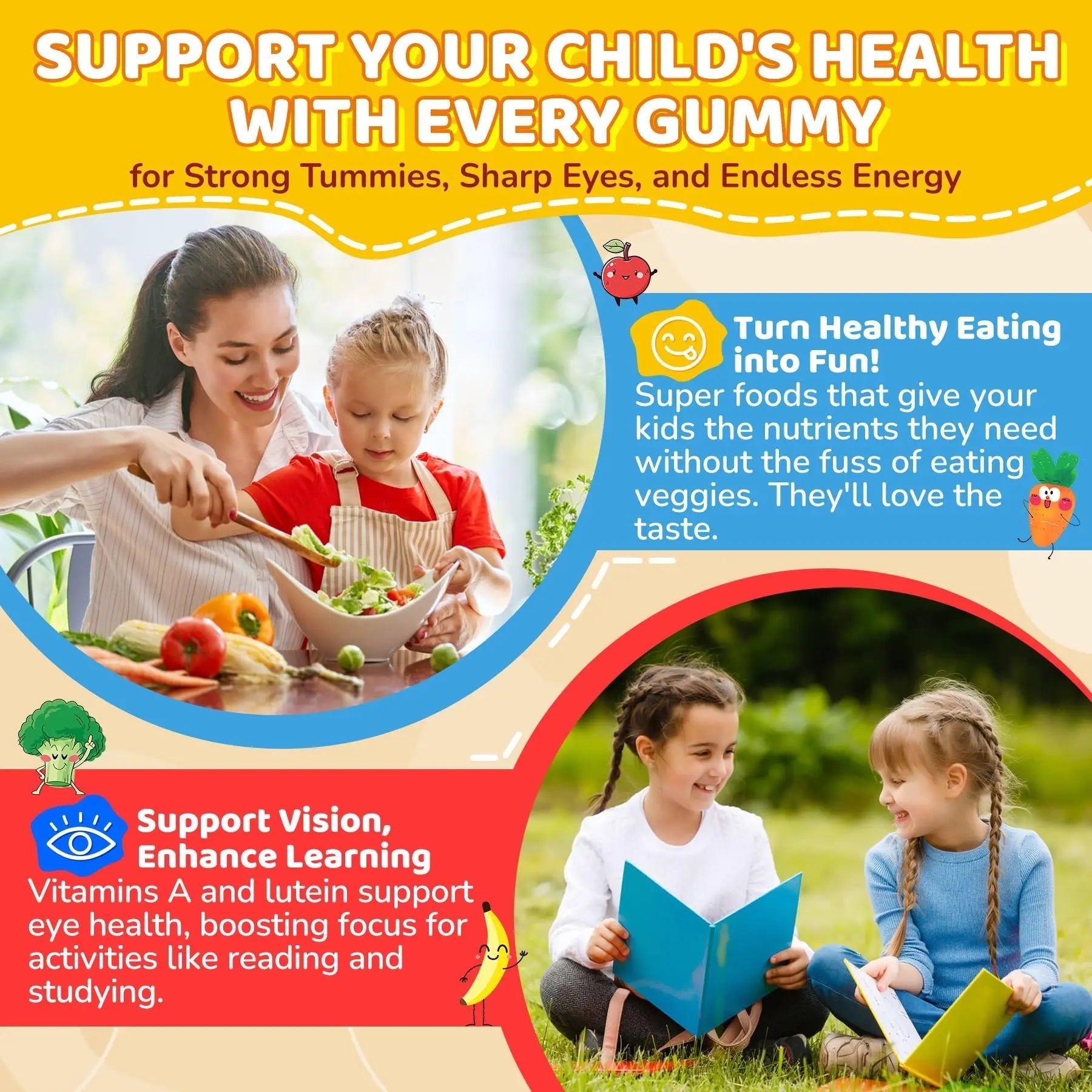 NEVISS Multivitamin for Men & Probiotics for Kids Teen + Veggie & Fruit Fiber Gummies NEVISS buy supplements canada