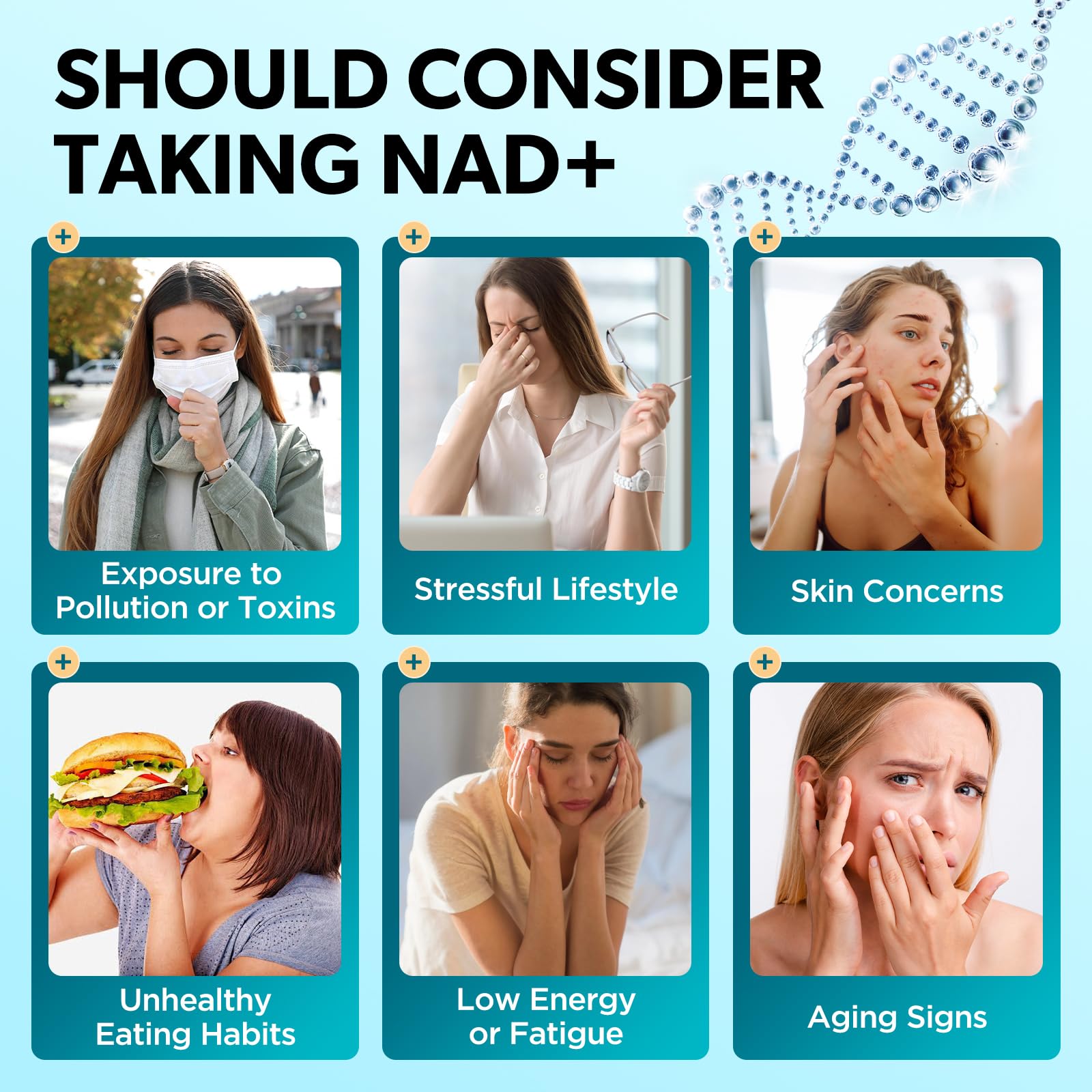 GZ HAOYUAN NAD Liquid Supplement for Women, Liposomal NAD+ Drops 1200MG with NAD Plus Resveratrol, Tmg, Quercetin, Anti-Aging, Cell Regeneration, Energy & Metabolism Support, Pineapple Flavor GZ HAOYUAN buy supplements canada