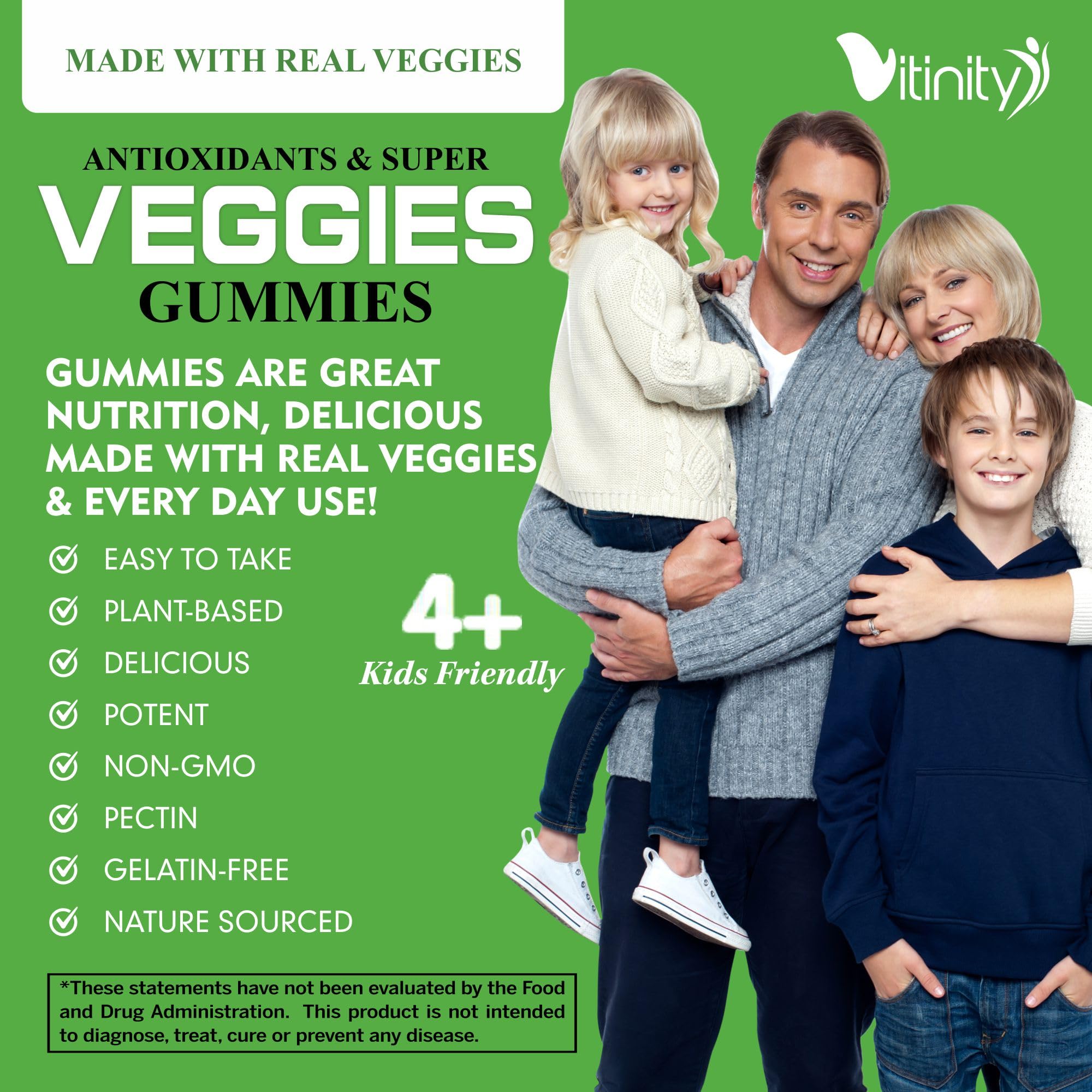 VITINITY Made with Real Super Veggies Delicious Gummy Supplement,Men,Women & Kids VITINITY buy supplements canada