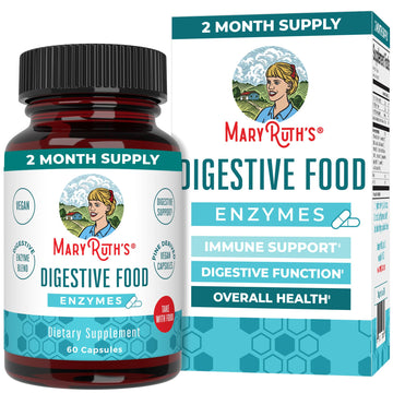 MaryRuth Organics Digestive Enzymes | Up to 2 Month Supply | Vegan Digestive Health Aid and Gut Health Enzyme Complex | Over 12 Enzymes | Vitamins B6 & B12 MARYRUTH'S buy supplements canada