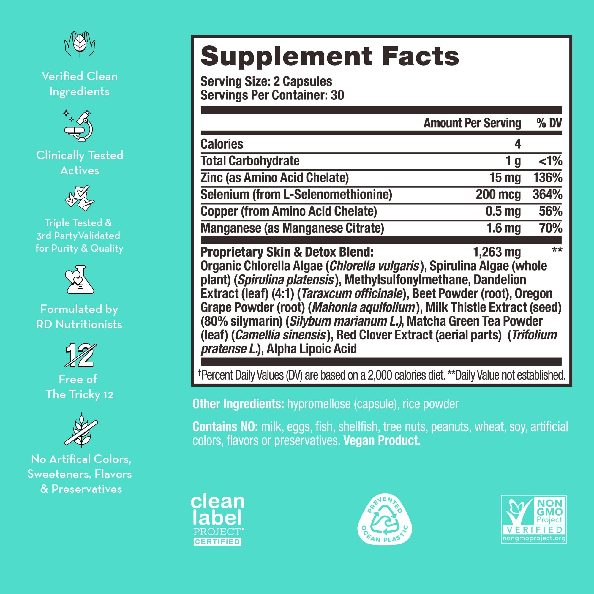 HUM Daily Cleanse Acne Supplements - Support for Clear Skin & Improved Digestion HUM buy supplements canada