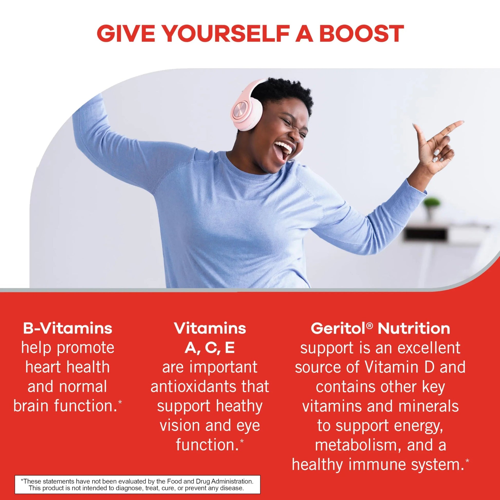 Geritol, Multivitamin Supplement, Contains Antioxidants, Vitamins B, C, E & D and Iron, 27, Minerals, Gluten-Free Geritol buy supplements canada