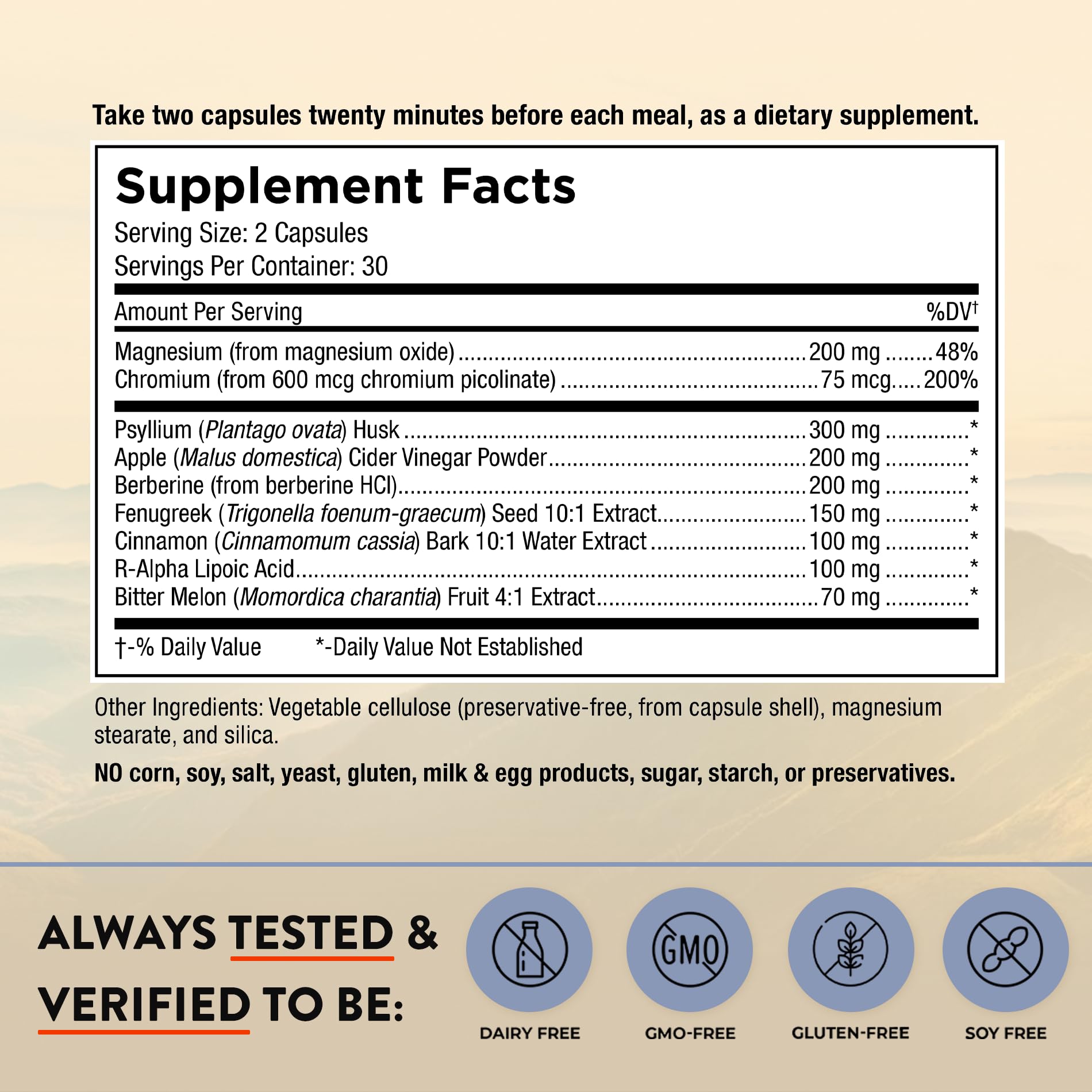 Mt. Angel Vitamins Blood Sugar Support Supplement - Natural Supplement with Pysllium Husk, Berberine with Ceylon Cinnamon, and Apple Cider Vinegar - Supports Healthy Blood Sugar Levels - 60 Capsules Mt. Angel Vitamins buy supplements canada