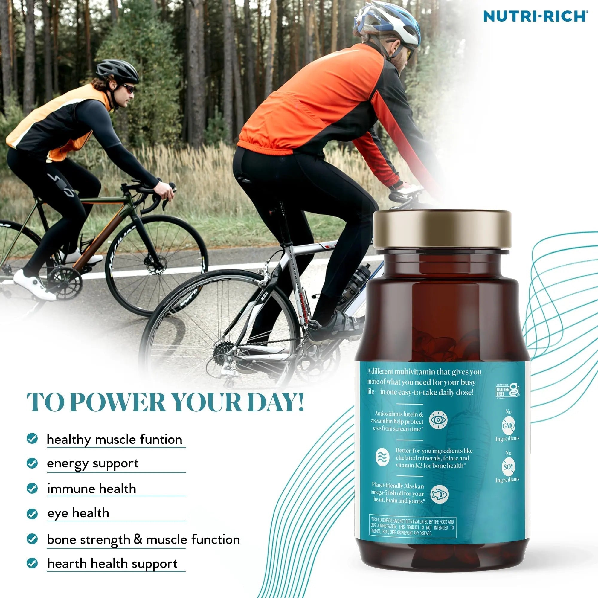 Nutri-Rich Essentials Multi | Multivitamin Supplement with Fish Oil Omega-3 for Men and Women, Supports Energy, Immune Health Nutri-Rich buy supplements canada