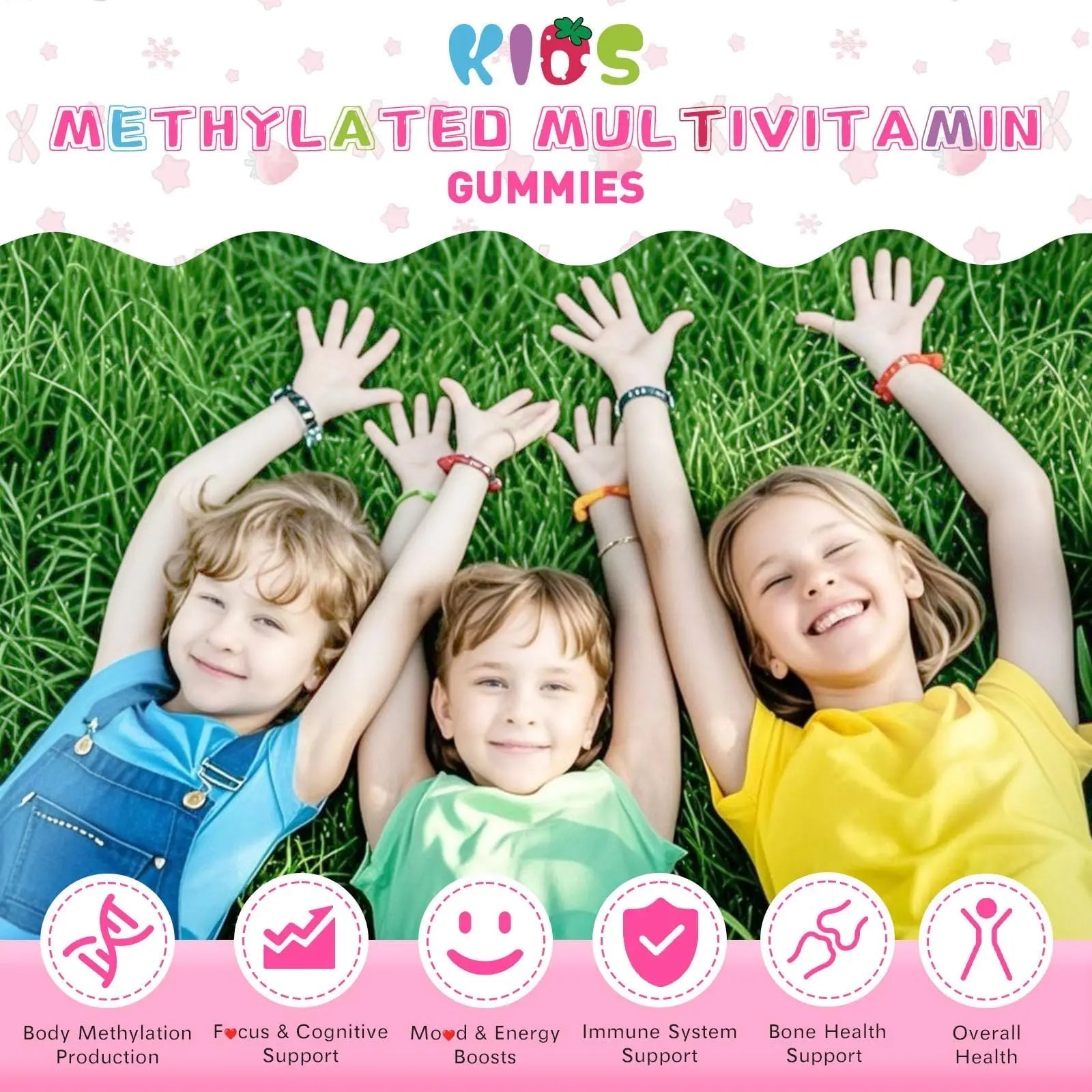 Elysx Kids Methylated Multivitamin Chewable & Liposomal Magnesium Glycinate 400mg Gummies, Immune & Brain, Muscle & Relax Elysx buy supplements canada