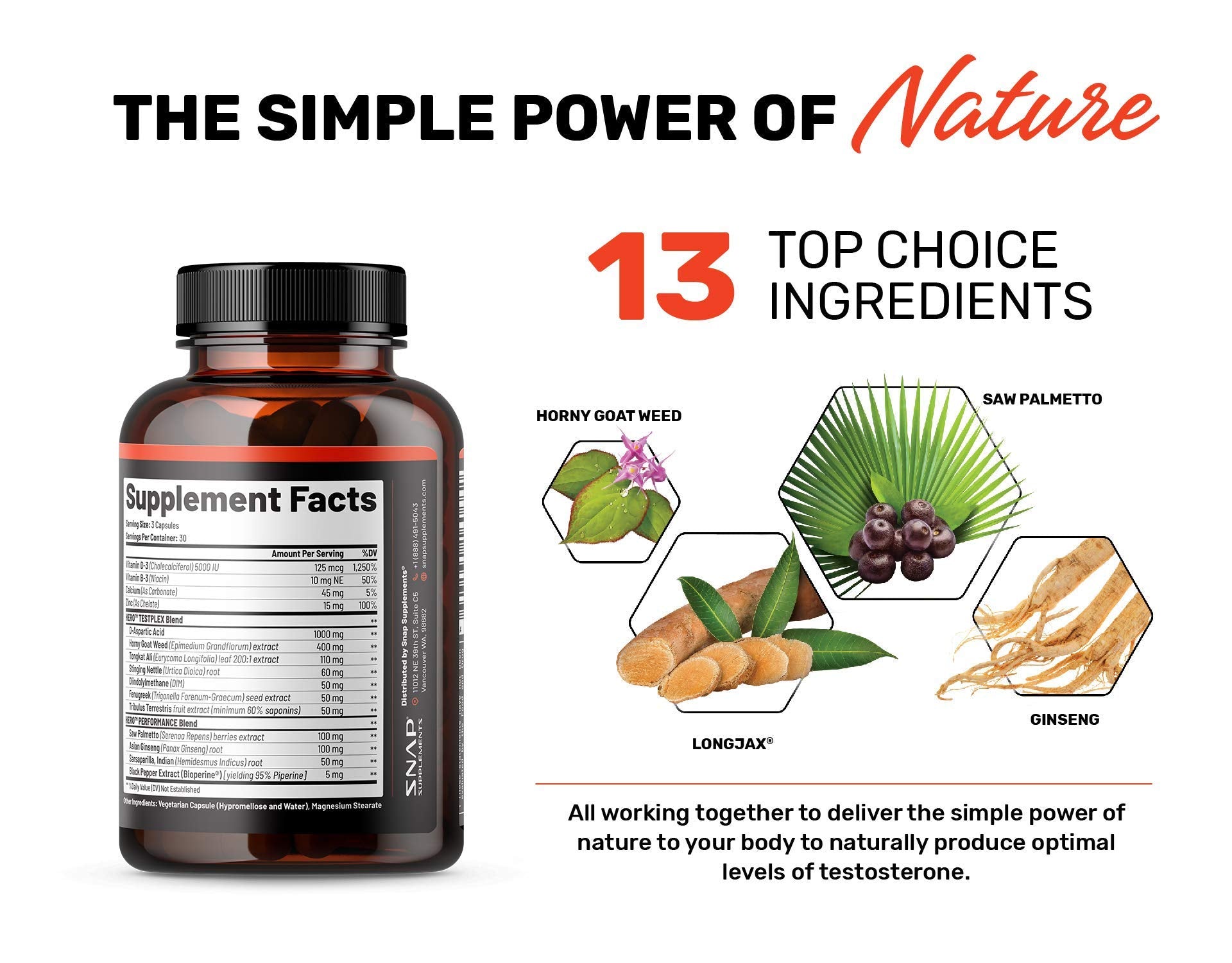 Snap Supplements Nitric Oxide + Testo Booster (2 Products) Snap Supplements buy supplements canada