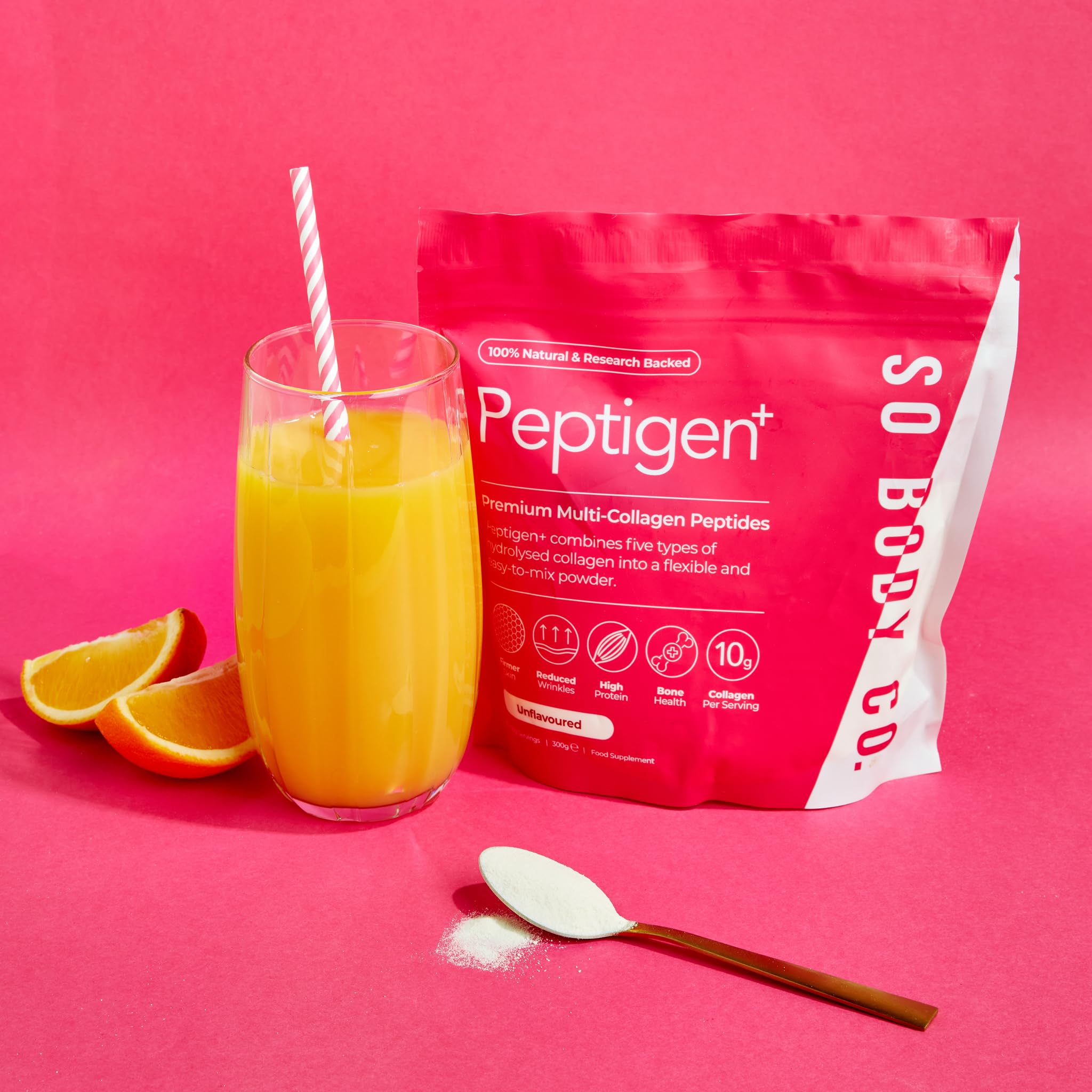SoBodyCo Premium Collagen Supplement, Unique 5 Types of Collagen Powder, 300000mg, Collagen Peptides, Collagen So Body Co buy supplements canada