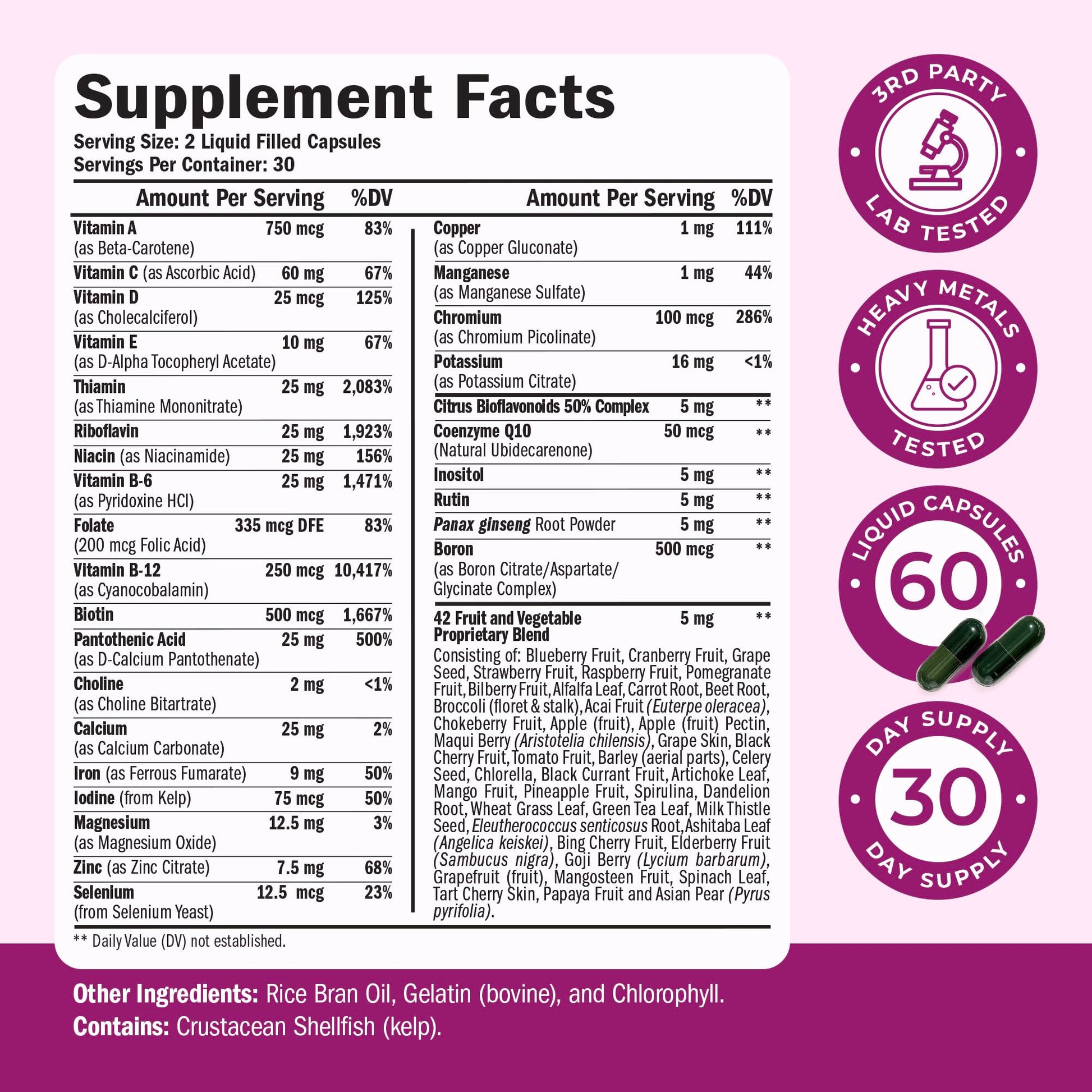Multivitamin for Women with Bioavailable Vitamins, Minerals, Vitamin D, B12, C, A & Zinc for Energy, Focus and Immune Health – Premium Womens Multivitamins & Multiminerals – 60 Liquid Caps Vimerson Health buy supplements canada