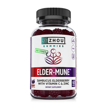 Zhou Nutrition Elder-Mune Sambucus Elderberry Gummies with Zinc and Vitamin C Zhou Nutrition buy supplements canada