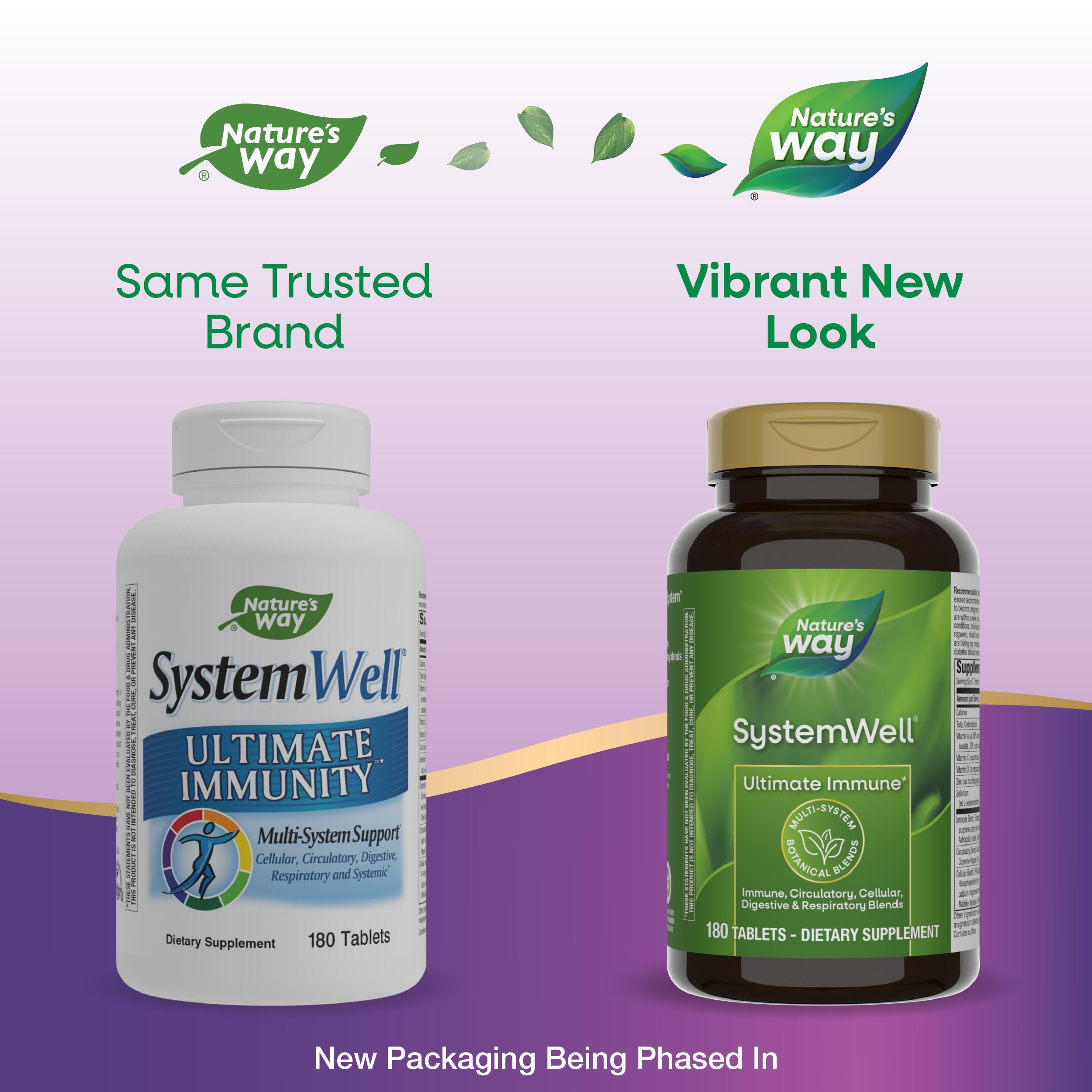 Nature's Way Systemwell Ultimate Immune* with Vitamins C, A, D, Zinc, & Selenium, Multi-System Botanical Blends Including Immune, Respiratory, Digestive & Circulatory, 180 Tablets (Packaging May Vary) Nature's Way buy supplements canada