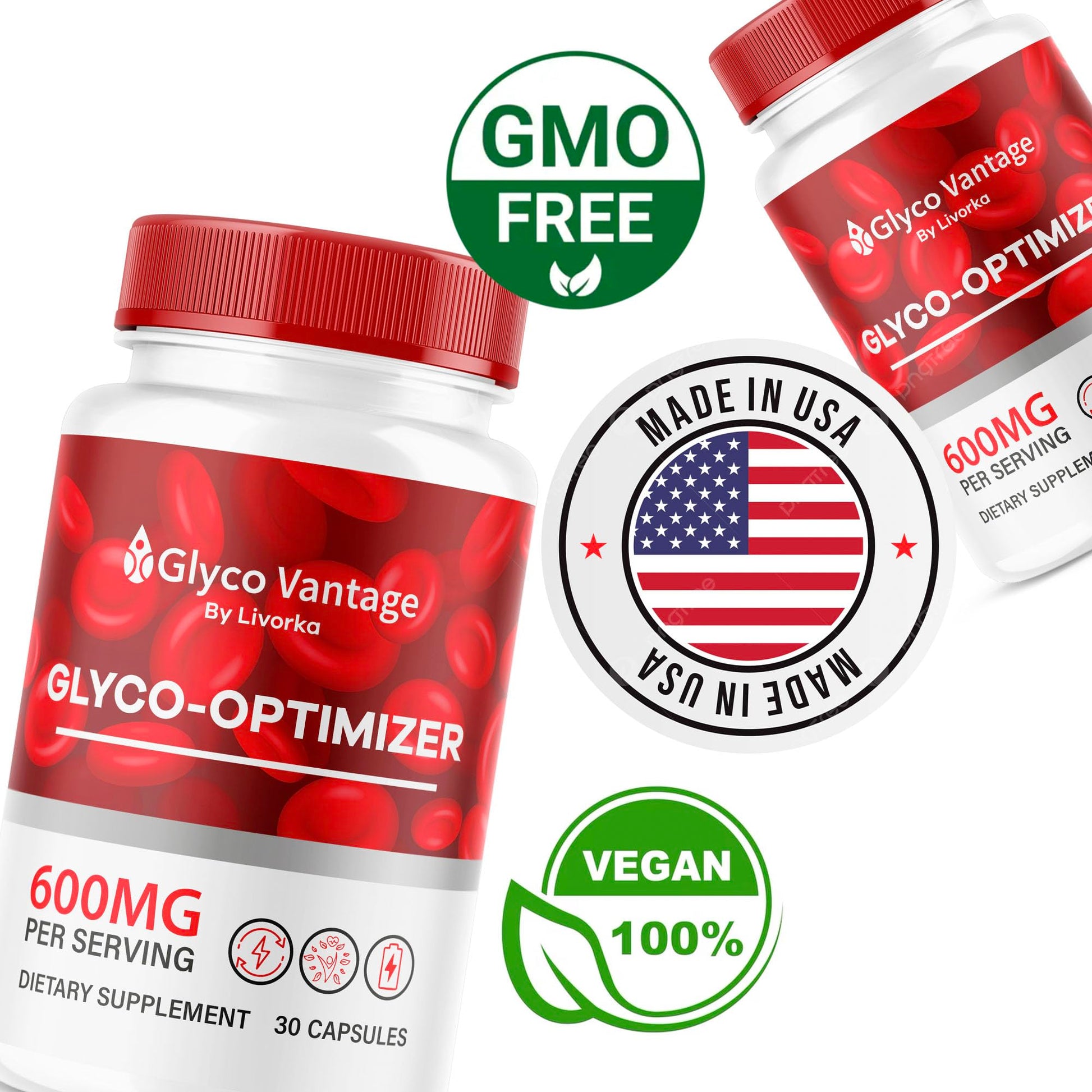 (3 Pack) Glyco Vantage Glyco Optimizer, Glyco Vantage, Glyco Vantage Capsules, Glyco Vantage Joint Optimizer, GlycoVantage Glyco Optimizer Pills, Glyco Vantage Support, 90 Capsules For 3 Months LIVORKA buy supplements canada