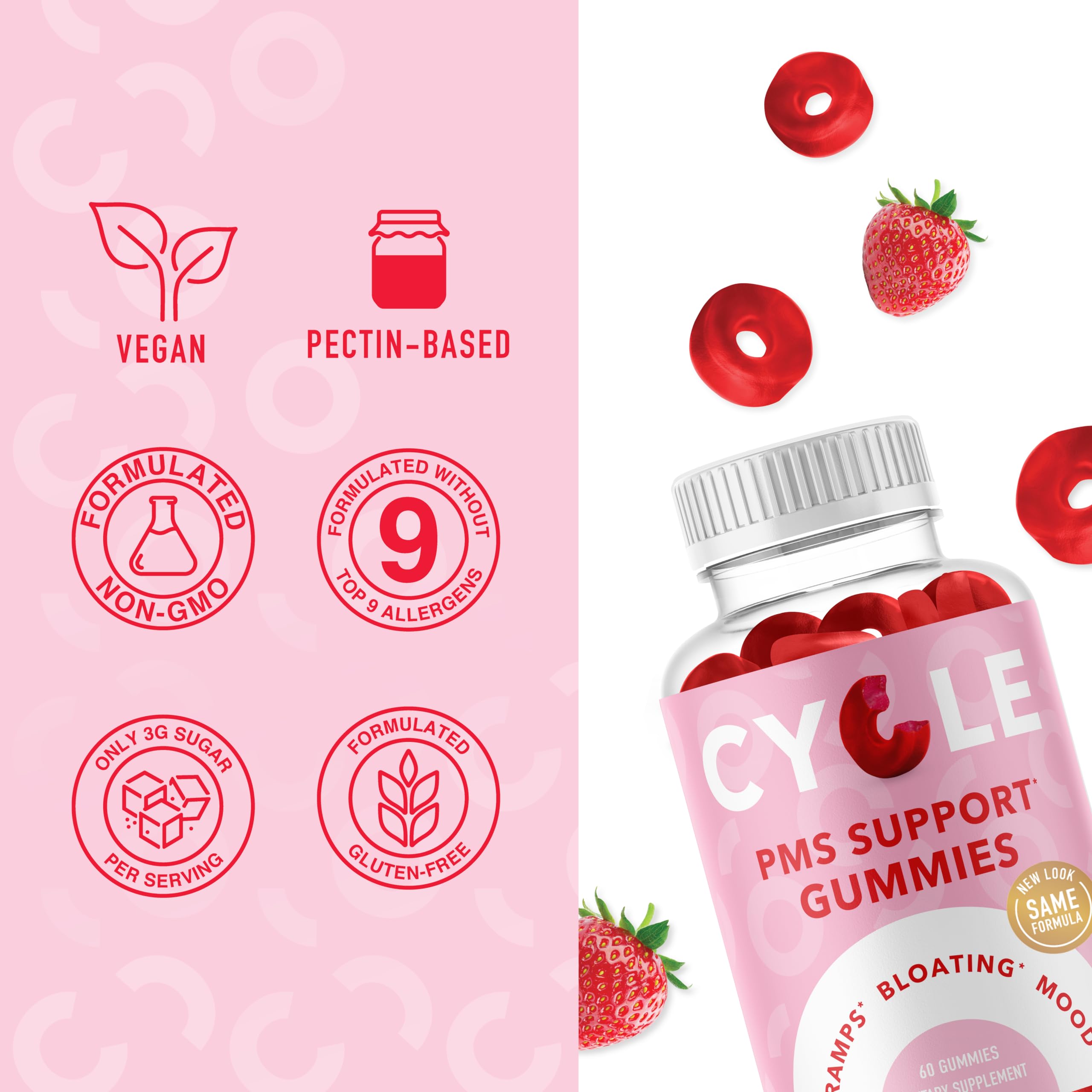 PMS Relief Gummies | Hormone Balance & Period Support Vitamins for Women | Vegan Gummy SMNutrition buy supplements canada
