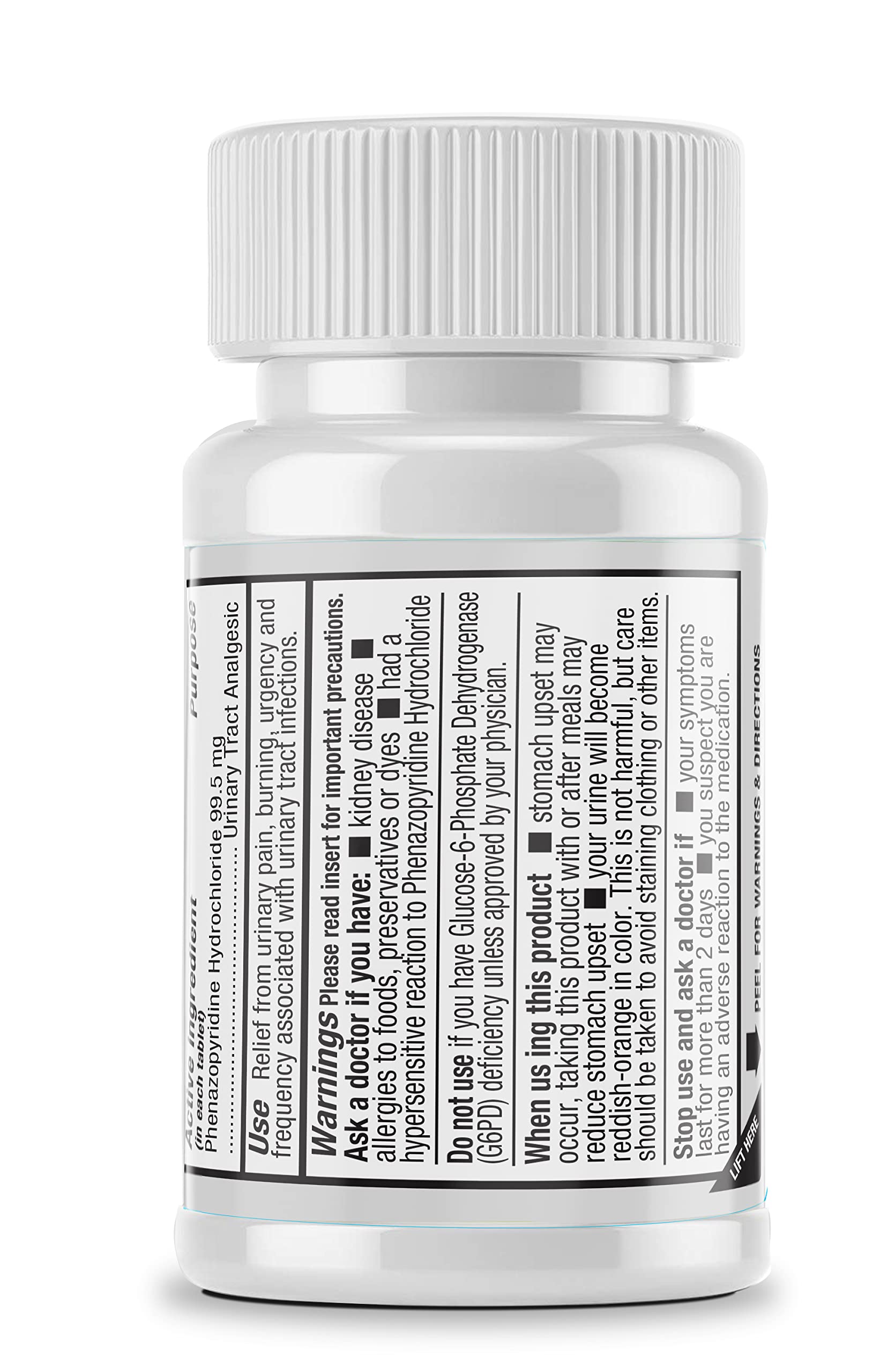 Safrel Urinary Pain Relief | UTI Relief | Fast Acting | Bladder Discomfort & Pain Relief | Phenazopyridine Hydrochloride 99.5mg (28 Count) Safrel buy supplements canada