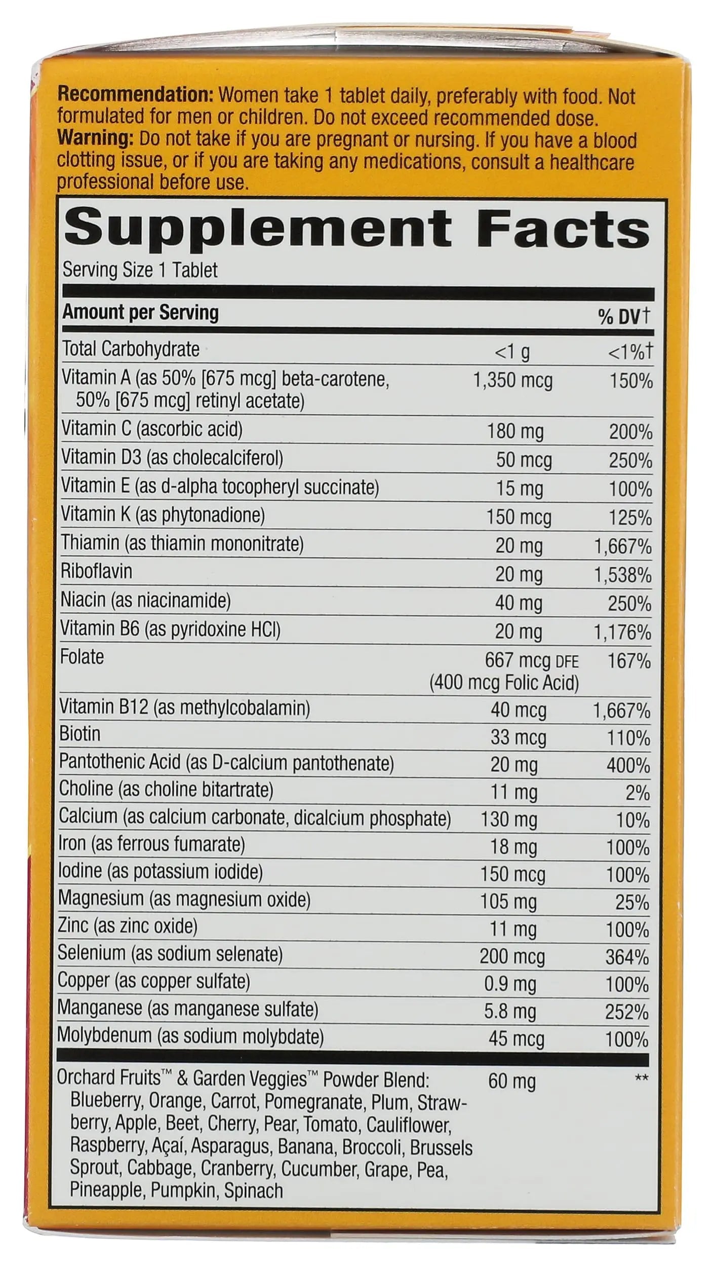 Natures Way Alive! Once Daily Womens, 60 CT Nature's Way buy supplements canada