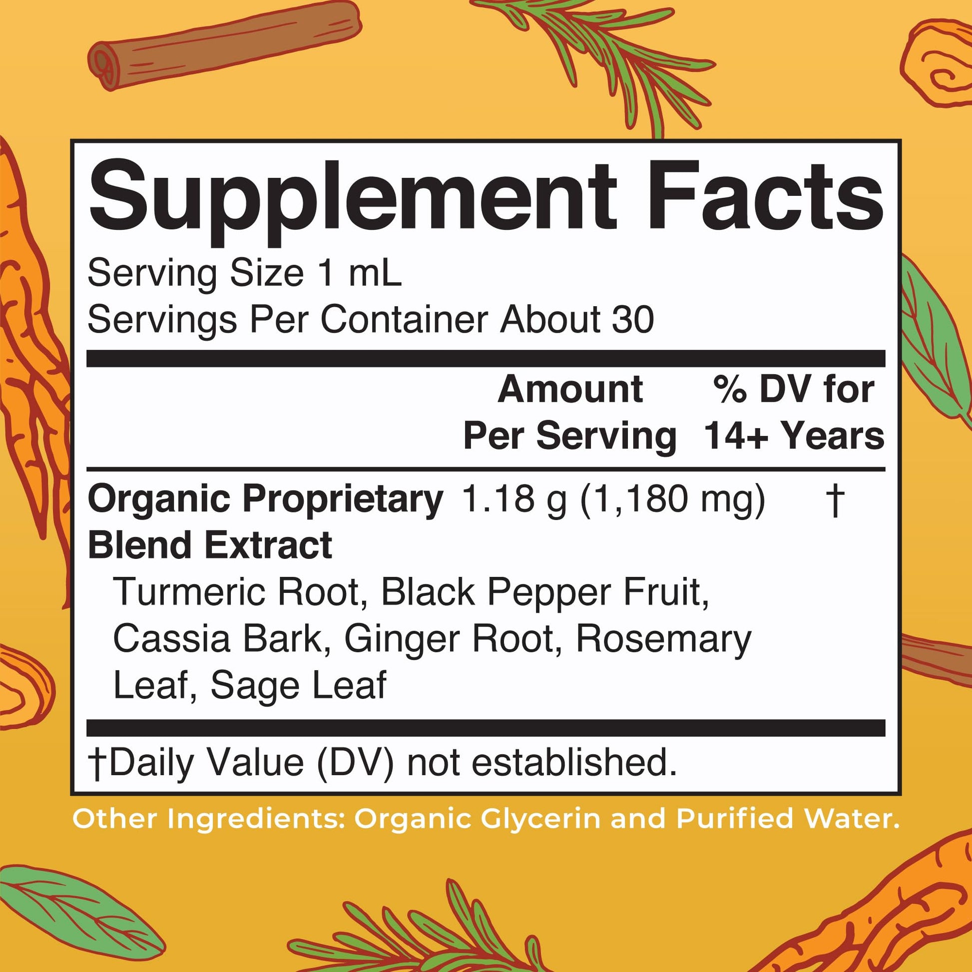 MaryRuth Organics USDA Turmeric Gold Liquid Drops | Herbal Blend | Turmeric Curcumin | Black Pepper | Cassia Cinnamon Bark | Ginger Root | Immune Support | Non-GMO Project Verified | Vegan | 1oz MARYRUTH'S buy supplements canada