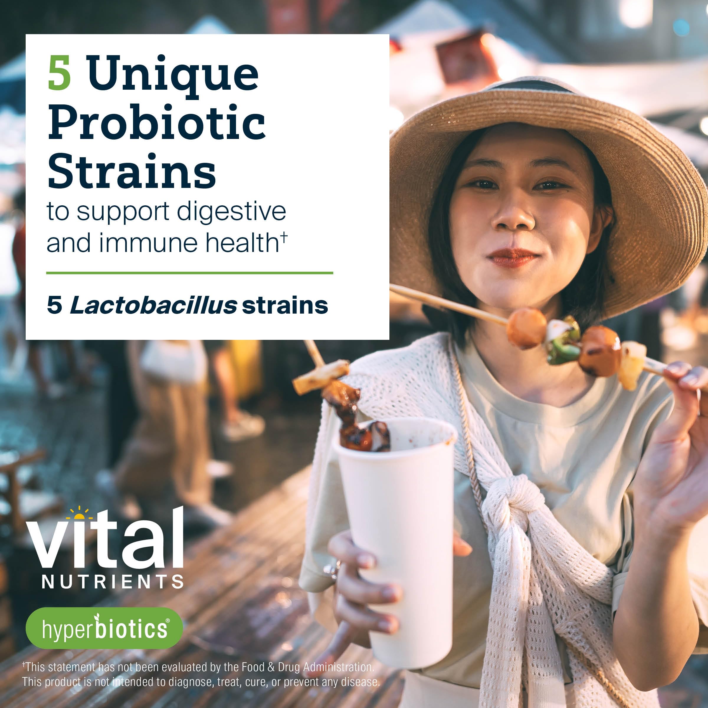 Hyperbiotics Vital Nutrients Prebiotic and Probiotic for Women and Men | 60 Billion CFU | Pre and Probiotics Supports Digestive Health, Constipation, Diarrhea, Hyperbiotics buy supplements canada