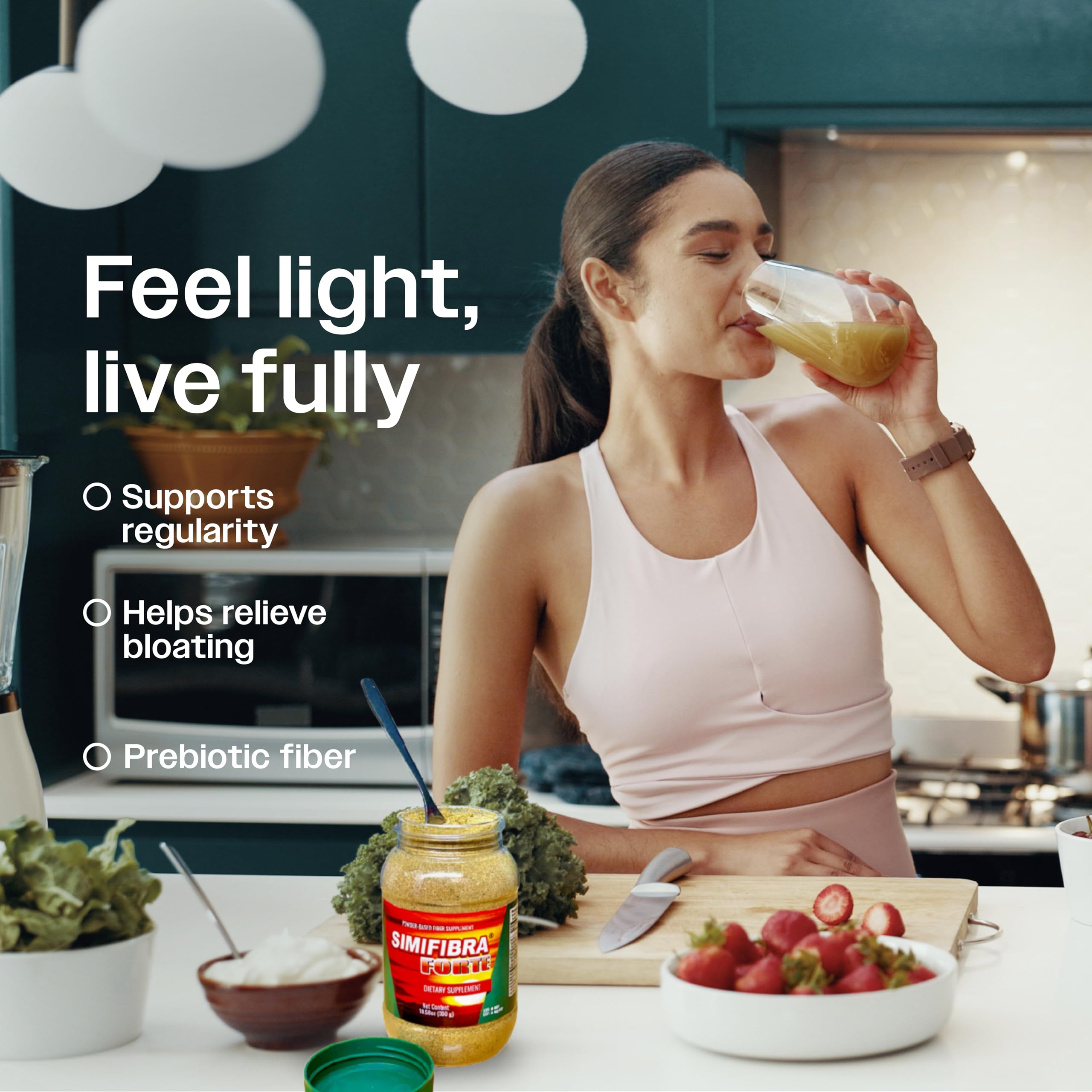 Simifibra Forte MX Dietary Fiber Supplement Powder 300g - Supports Digestive Health and Weight Management | Suplemento de Fibra Dietética en Polvo, 300g SIMIFIBRA FORTE buy supplements canada