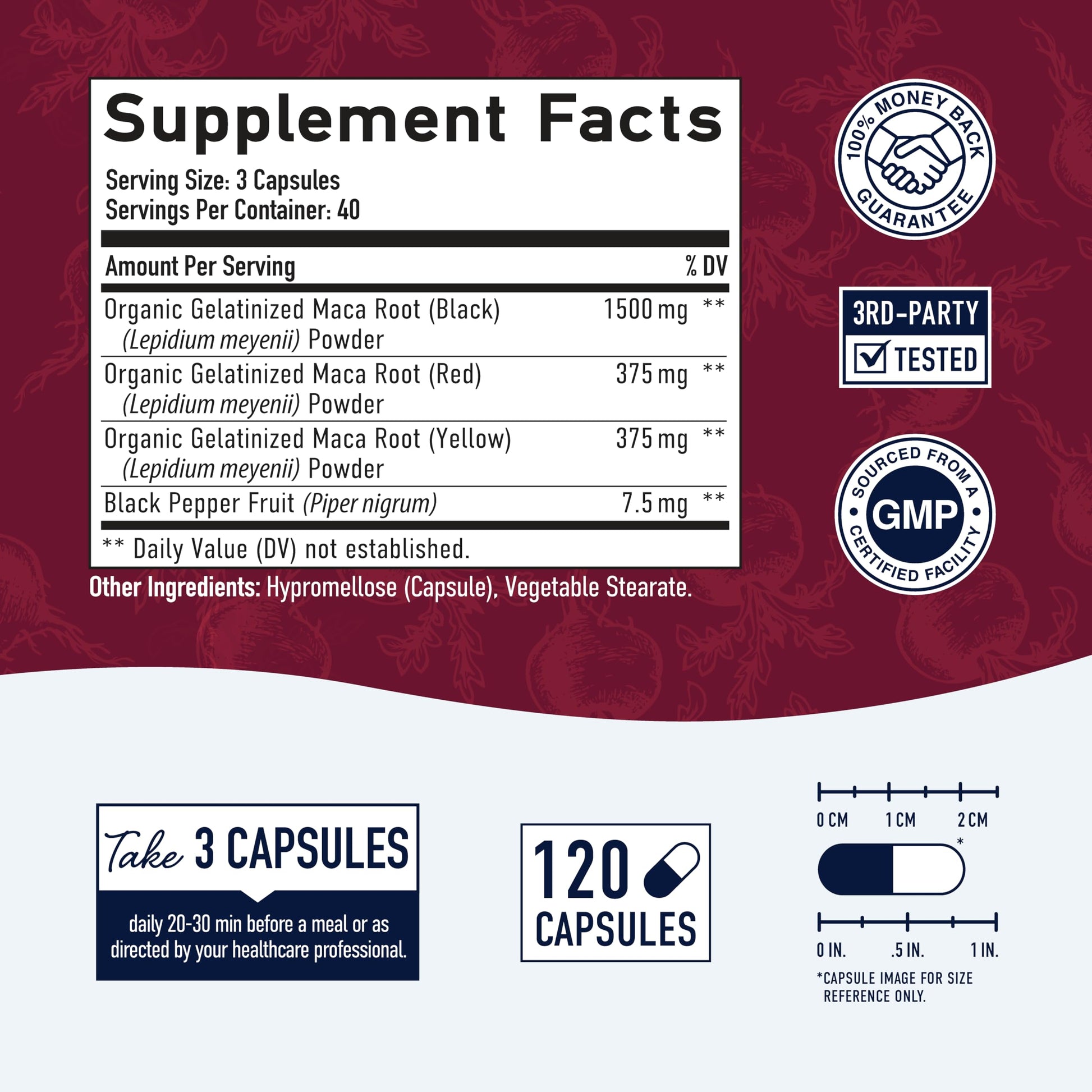 Organic Maca Root Capsules for Women | 2250MG Extra Strength | Red, Black & Yellow SMNutrition buy supplements canada