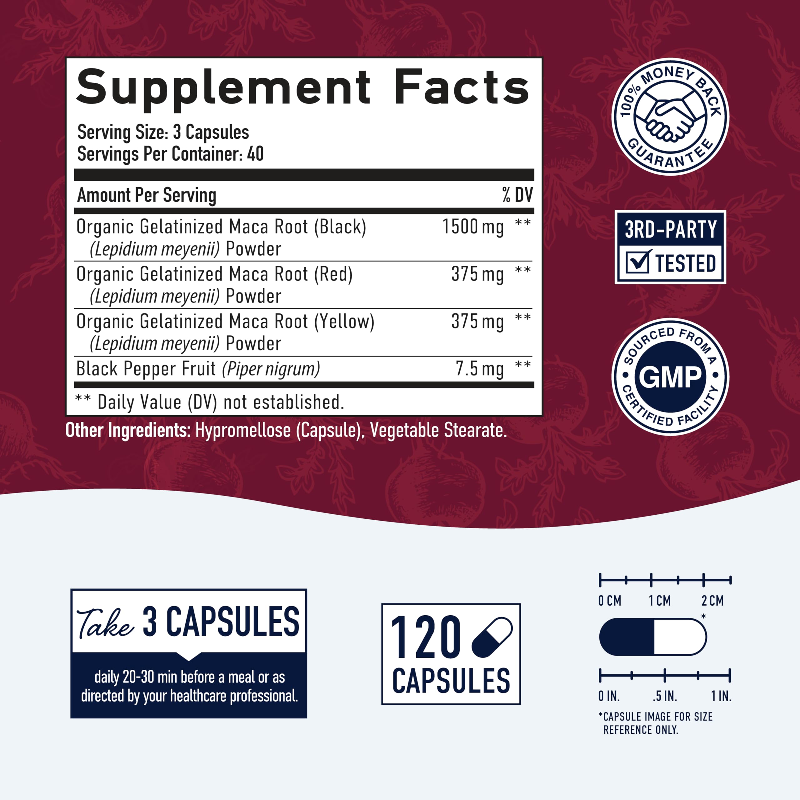 Organic Maca Root Capsules for Women | 2250MG Extra Strength | Red, Black & Yellow SMNutrition buy supplements canada