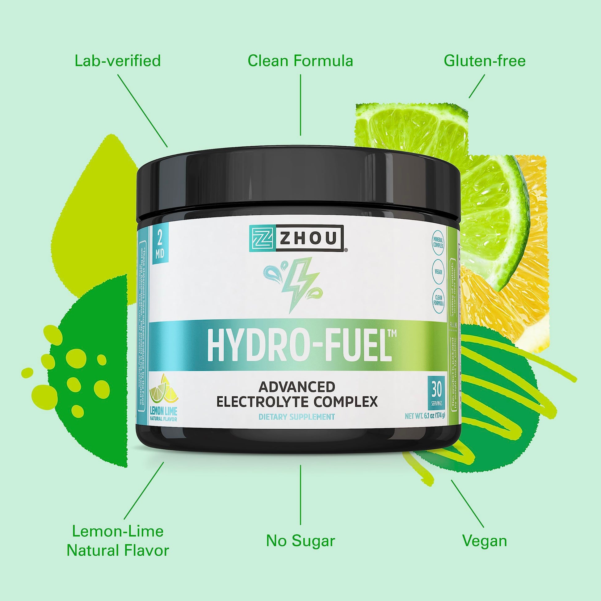 Zhou Nutrition Hydro Fuel, Sugar Free Electrolyte Powder, Replenish Nutrients, Restore Zhou Nutrition buy supplements canada