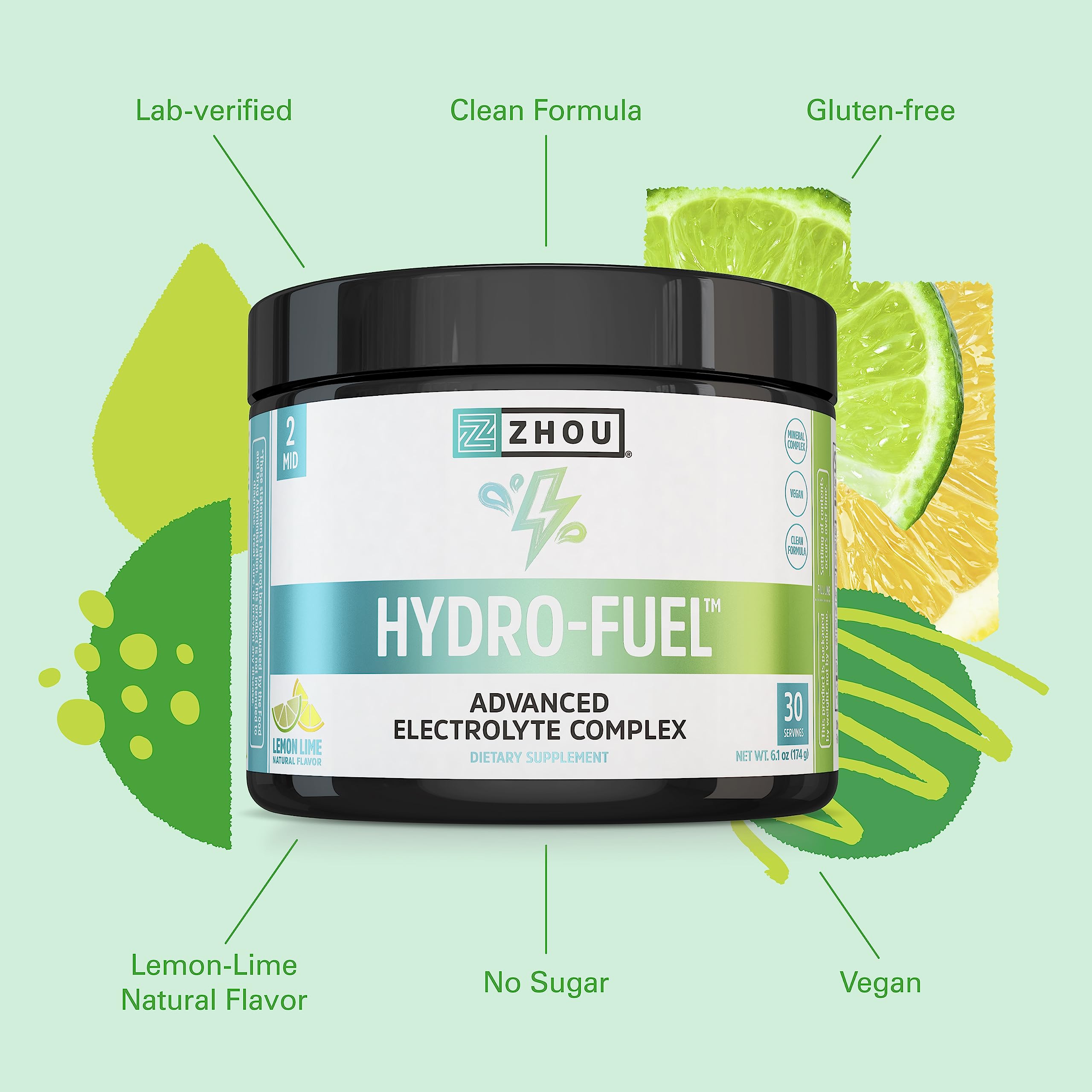 Zhou Nutrition Hydro Fuel, Sugar Free Electrolyte Powder, Replenish Nutrients, Restore Zhou Nutrition buy supplements canada