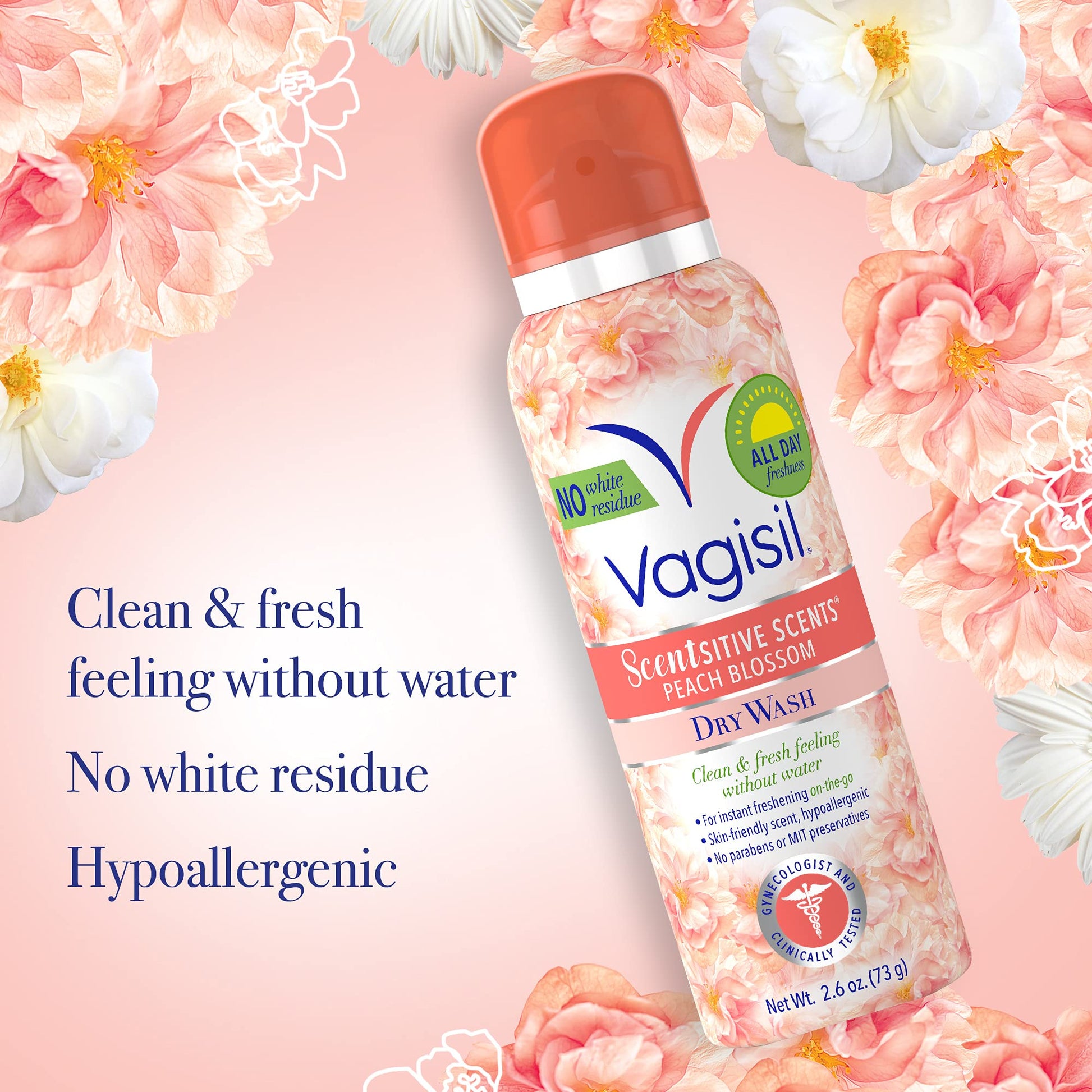 Vagisil Scentsitive Scents Feminine Dry Wash Deodorant Spray for Women, Gynecologist Tested Vagisil buy supplements canada