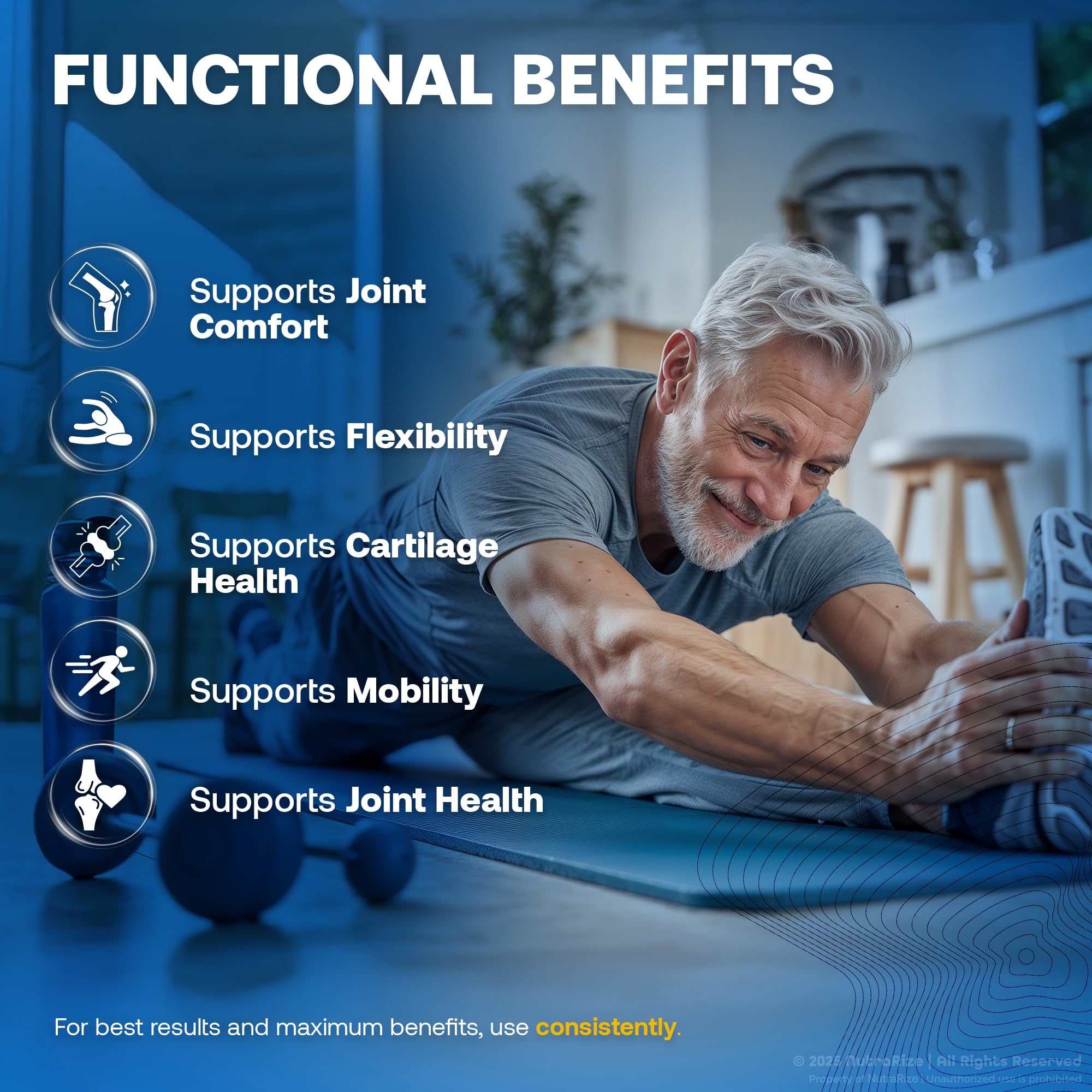 NutraRize (3 Pack) Arthro MD+ Capsules, Official Arthro MD Joint Support, All Natural Formula to Support Flexibility and Mobility, Premium Pills for Healthy Joints, Arthro M D Review (180 Capsules) NutraRize buy supplements canada