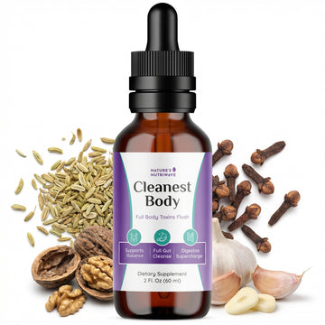 Nature’s NutriWave Cleanest Body – Natural Detox Liquid Supplement with Fennel Seed, Marshmallow Root & Peppermint Oil – Non-GMO, Made in USA, 2 fl. oz.(60ml), 1 Month Supply Nature’s NutriWave buy supplements canada