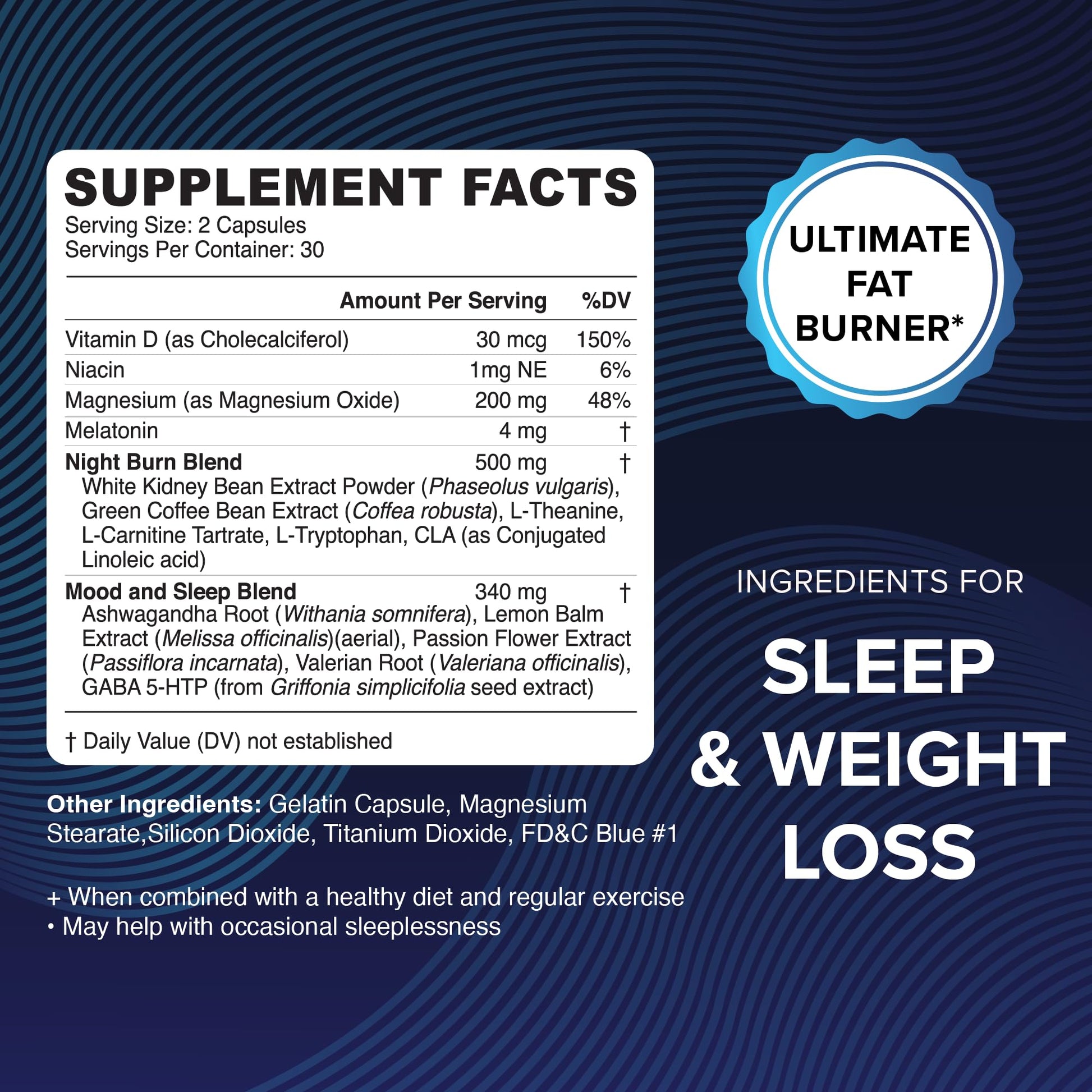 Night Time Fat Burner | Weight Loss Support for Women | Appetite Suppressant, Carb Block MAV NUTRITION buy supplements canada