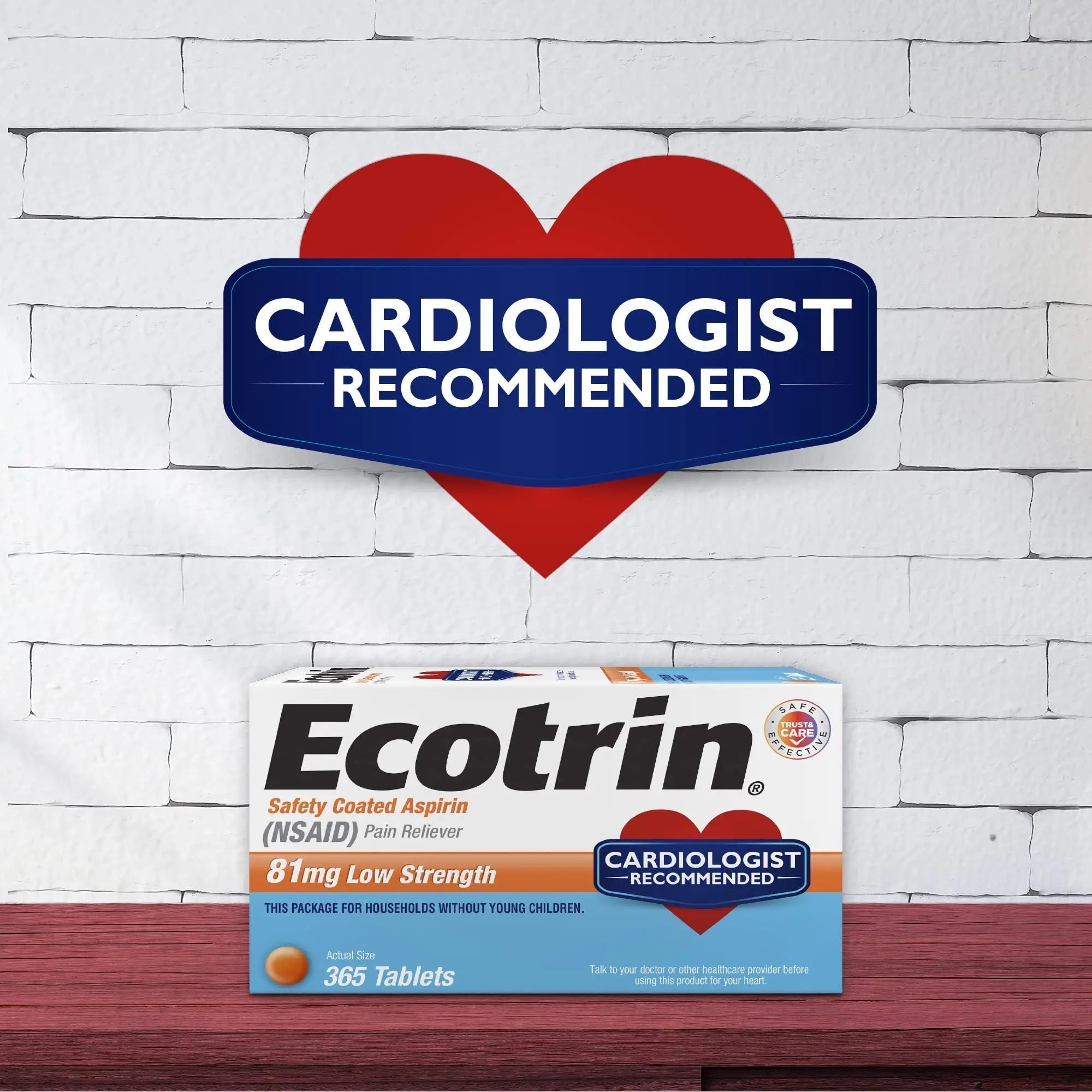 Ecotrin Low Strength Aspirin Arthritis Pain Relief, Safety Coated 81mg Aspirin Tablets for Arthritis, Toothache & Headache Relief, 365 Count Ecotrin buy supplements canada